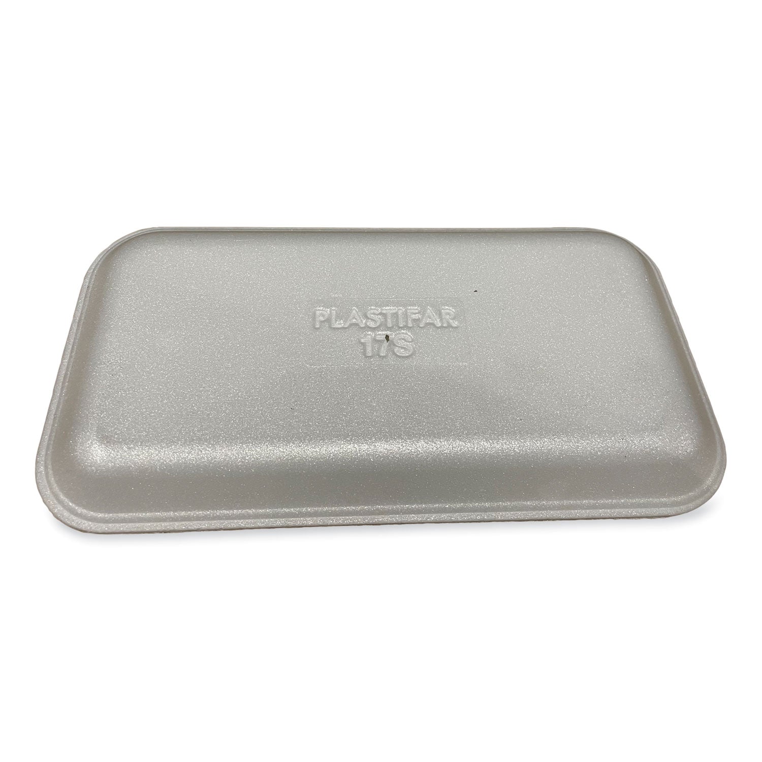 GEN Meat Trays, #17S, 8.5 x 4.69 x 0.64, White, Foam, 500/Carton
