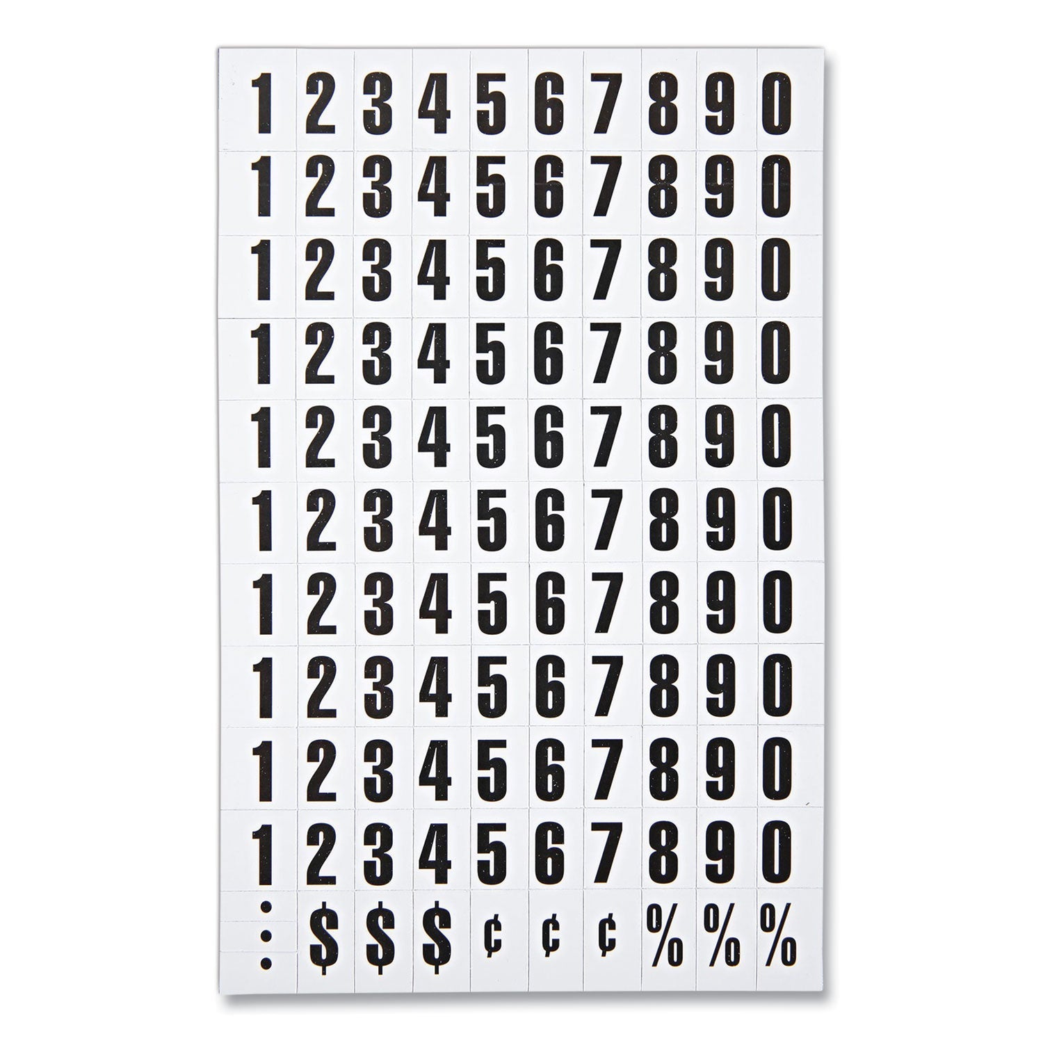MasterVision Magnetic Board Accessories | Numbers