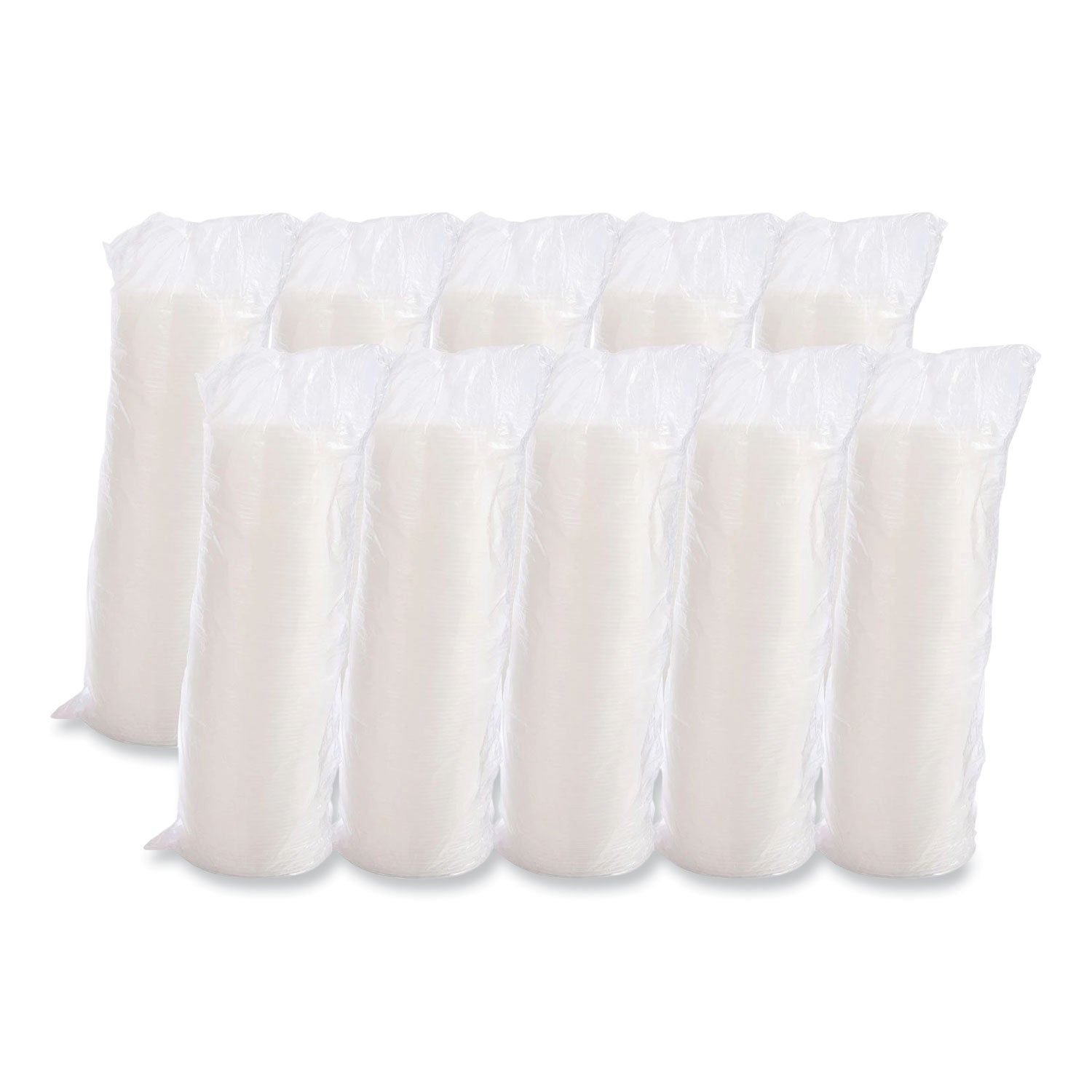 Dart® Cold Cup Lids, Fits 8 oz to 32 oz Cold Cups/Containers, Plastic, Translucent, 100/Sleeve, 10 Sleeves/Carton