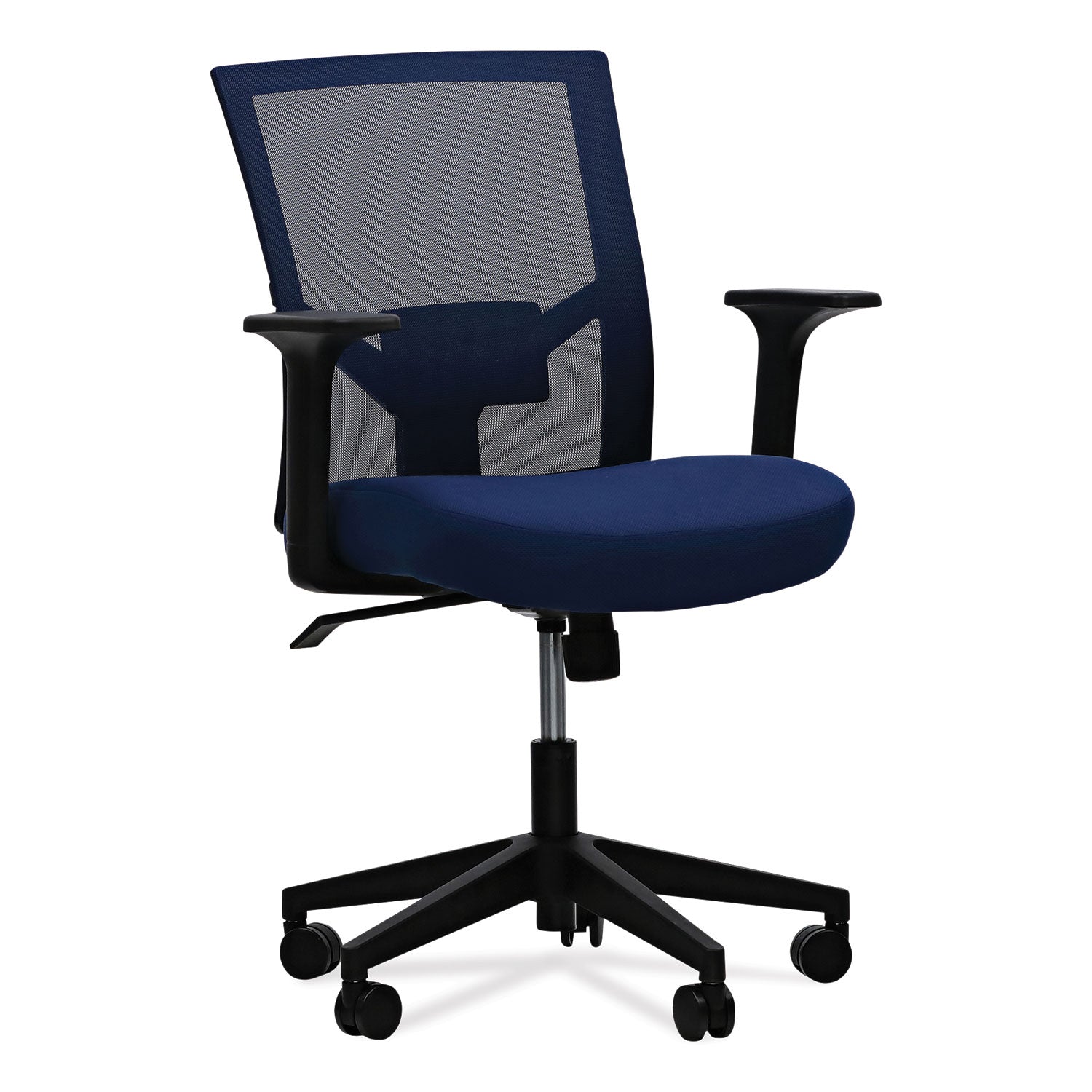 Mesh Back Fabric Task Chair | Navy | Alera®