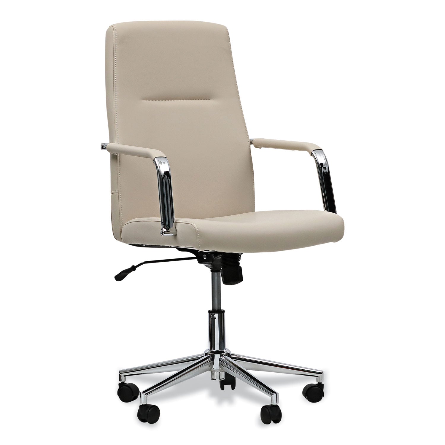 Leather Task Chair | White | Workspace by Alera®