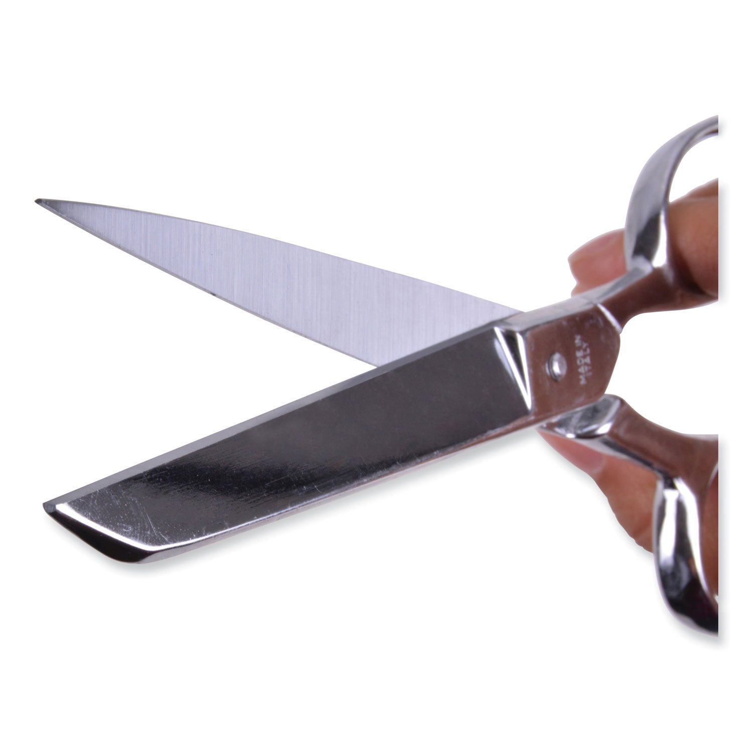 Clauss® Hot Forged Carbon Steel Shears, 8" Long, 3.88" Cut Length, Straight Nickel Handle