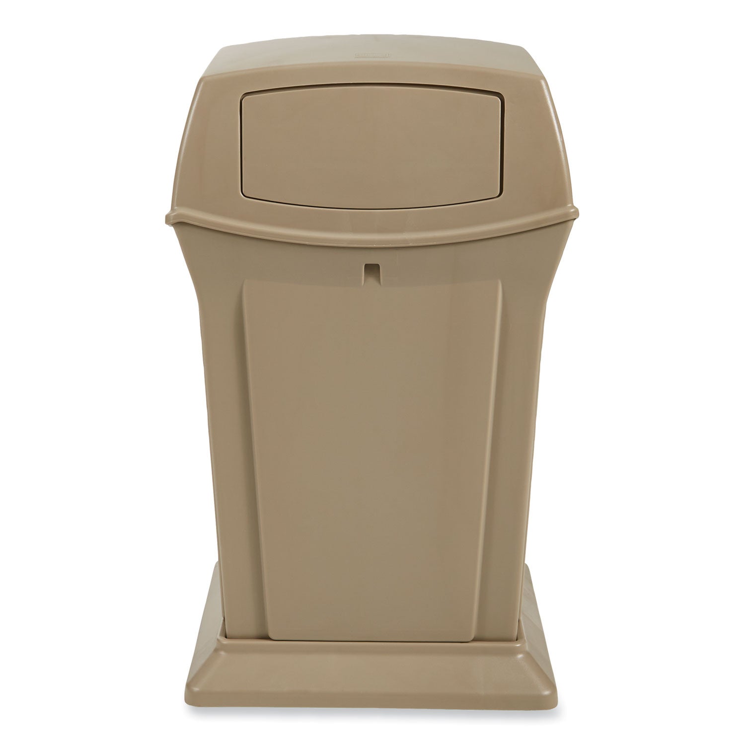 Rubbermaid® Commercial Ranger Fire-Safe Container, Two Doors, 45 gal, Structural Foam, Beige