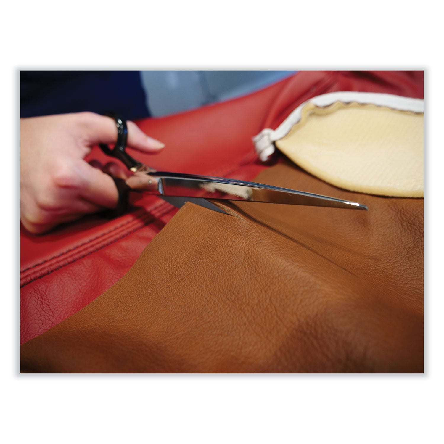 Clauss® Hot Forged Carbon Steel Shears, 9" Long, 4.5" Cut Length, Straight Black Handle