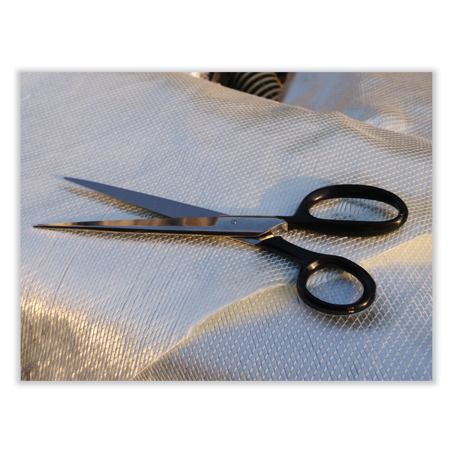 Clauss® Hot Forged Carbon Steel Shears, 9" Long, 4.5" Cut Length, Straight Black Handle