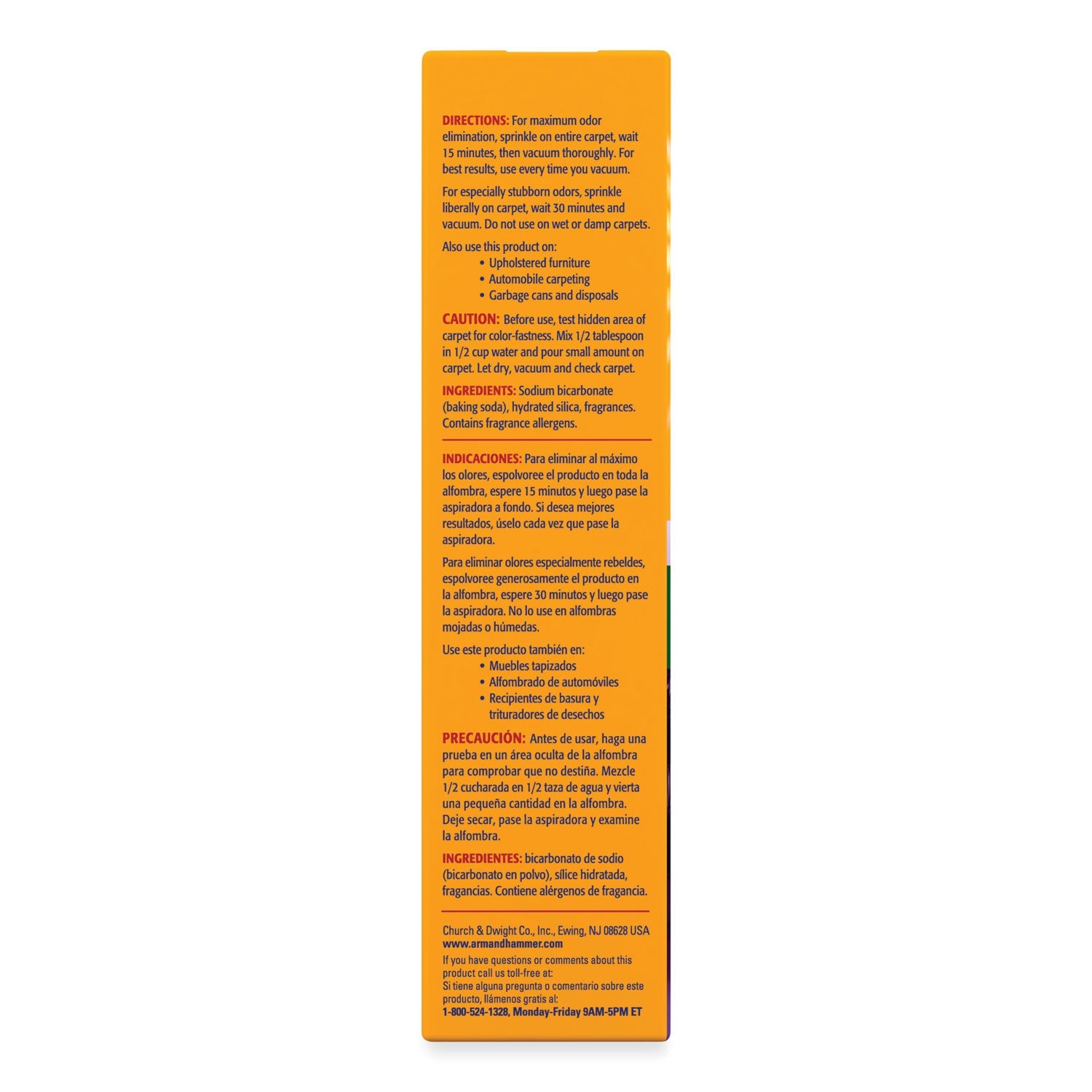 Arm & Hammer™ Fresh Scentsations Carpet Odor Eliminator, Island Mist, 30 Oz Box, 6/carton