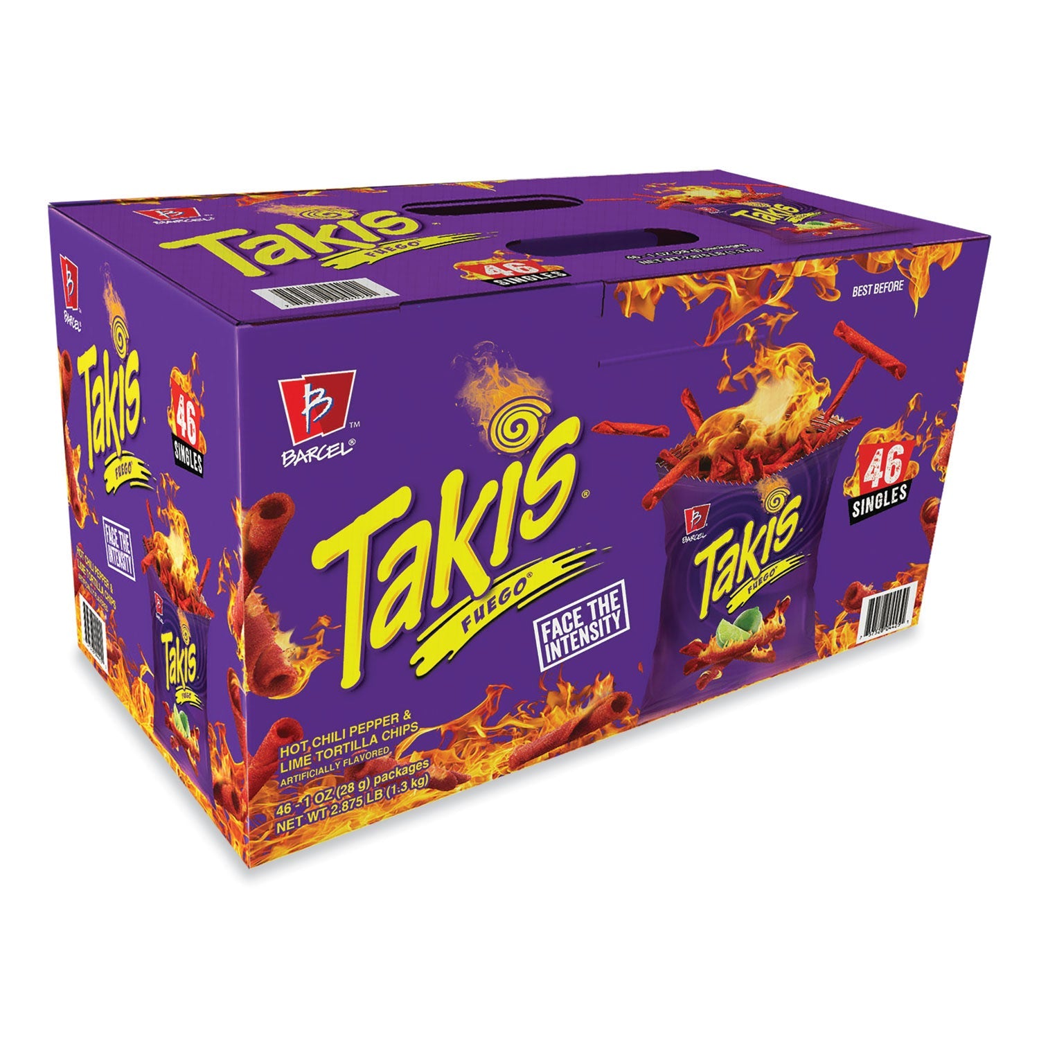 Takis® Fuego, 1 oz Bags, 46 Bags/Carton