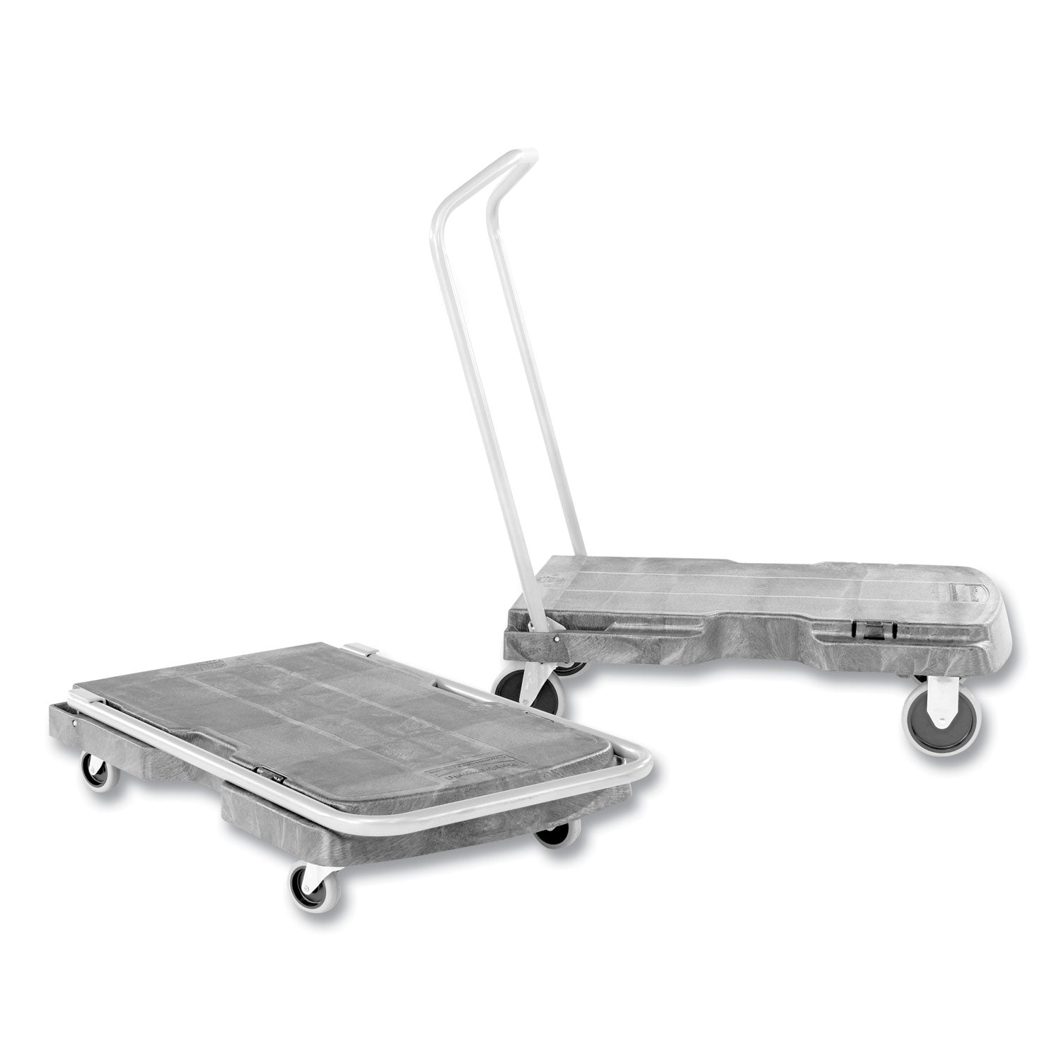Rubbermaid® Commercial Utility-Duty Home/office Cart, 250 Lb Capacity, 20.5 X 32.5, Platform, Black