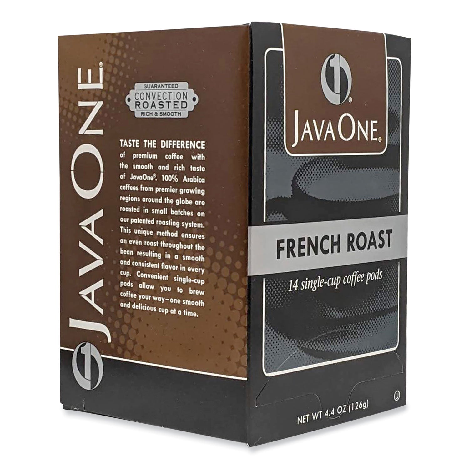 Java One® Coffee Pods, French Roast, Single Cup, 14/box