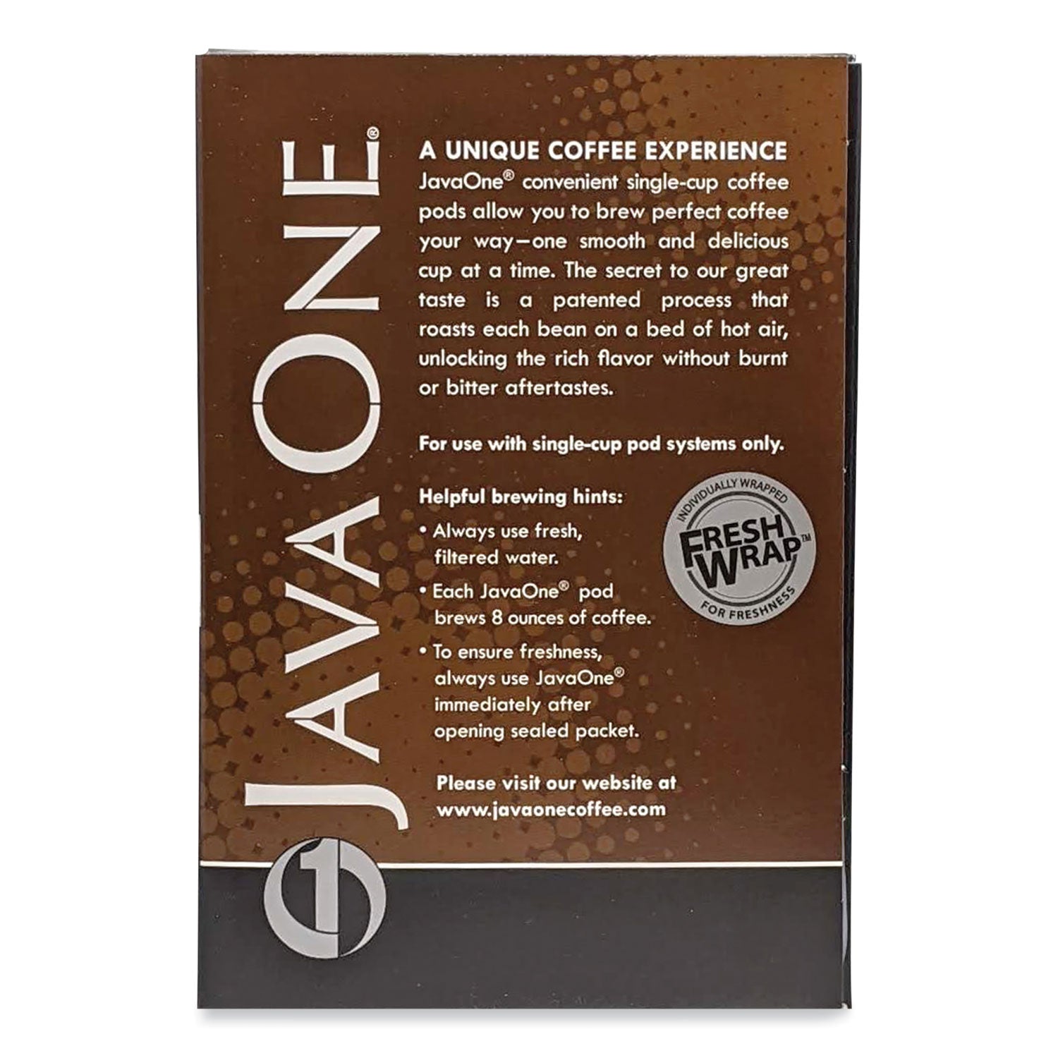 Java One® Coffee Pods, French Roast, Single Cup, 14/box