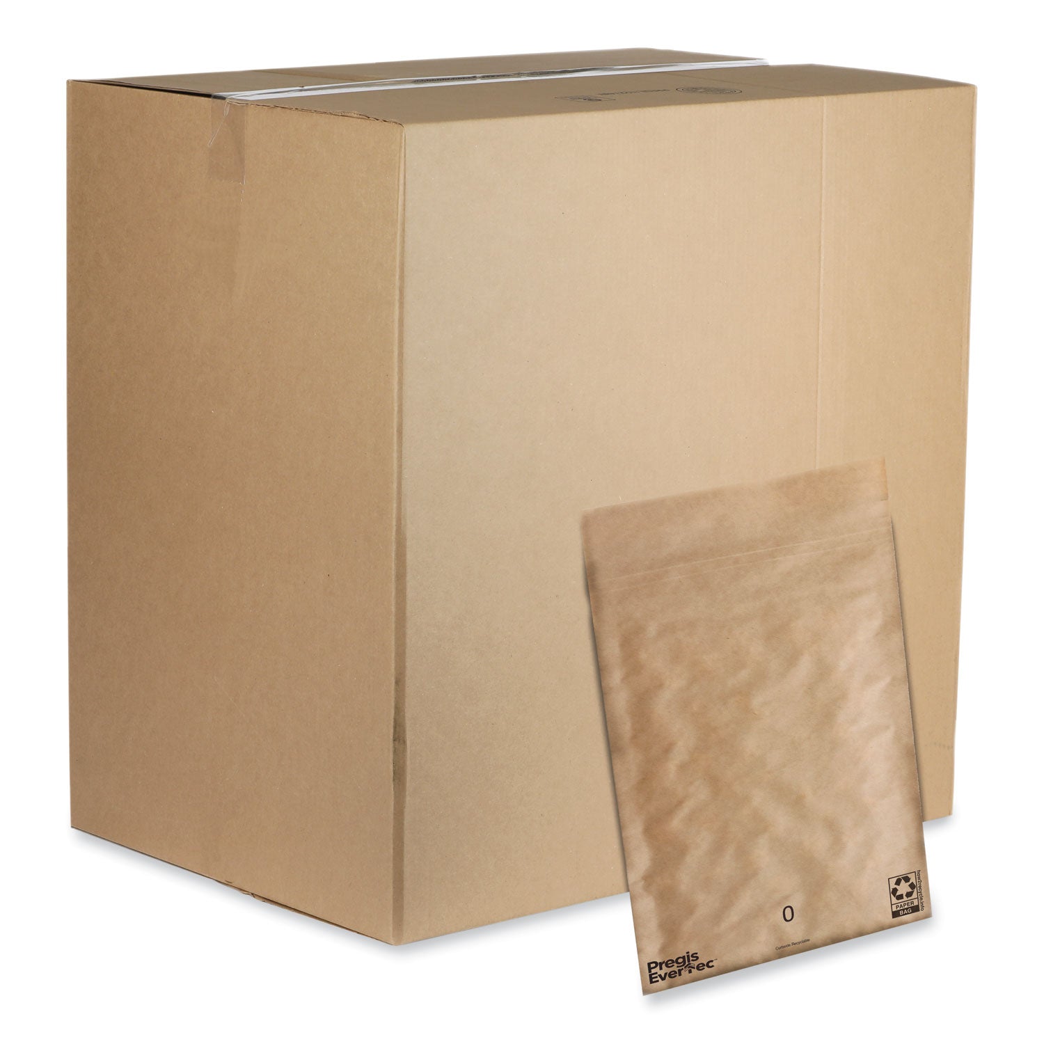 EverTec Curbside Recyclable Padded Mailer #0