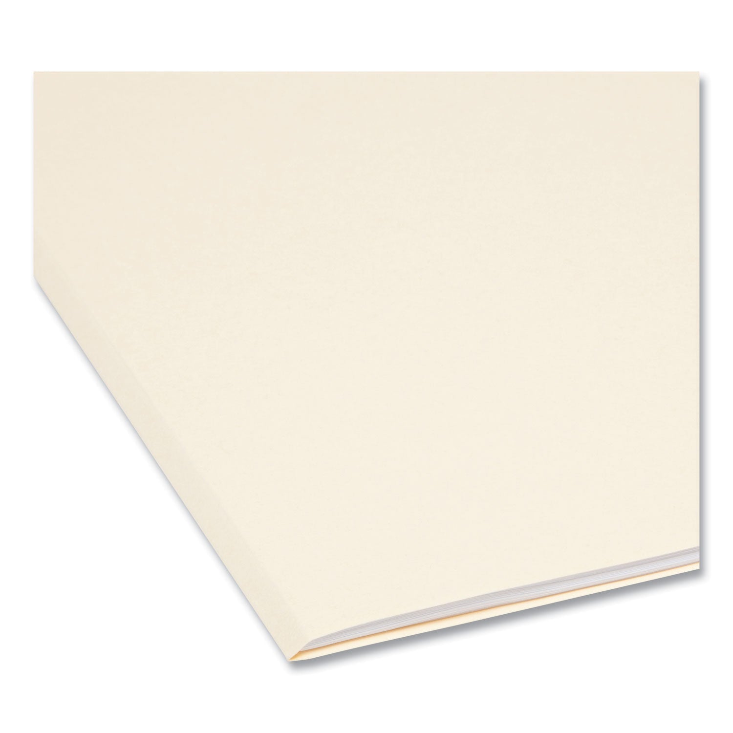 Smead Manila Guide Height Systems File Folders, 2/5-Cut Tabs: Right of Center, Letter Size, 0.75" Expansion, Manila, 100/Box