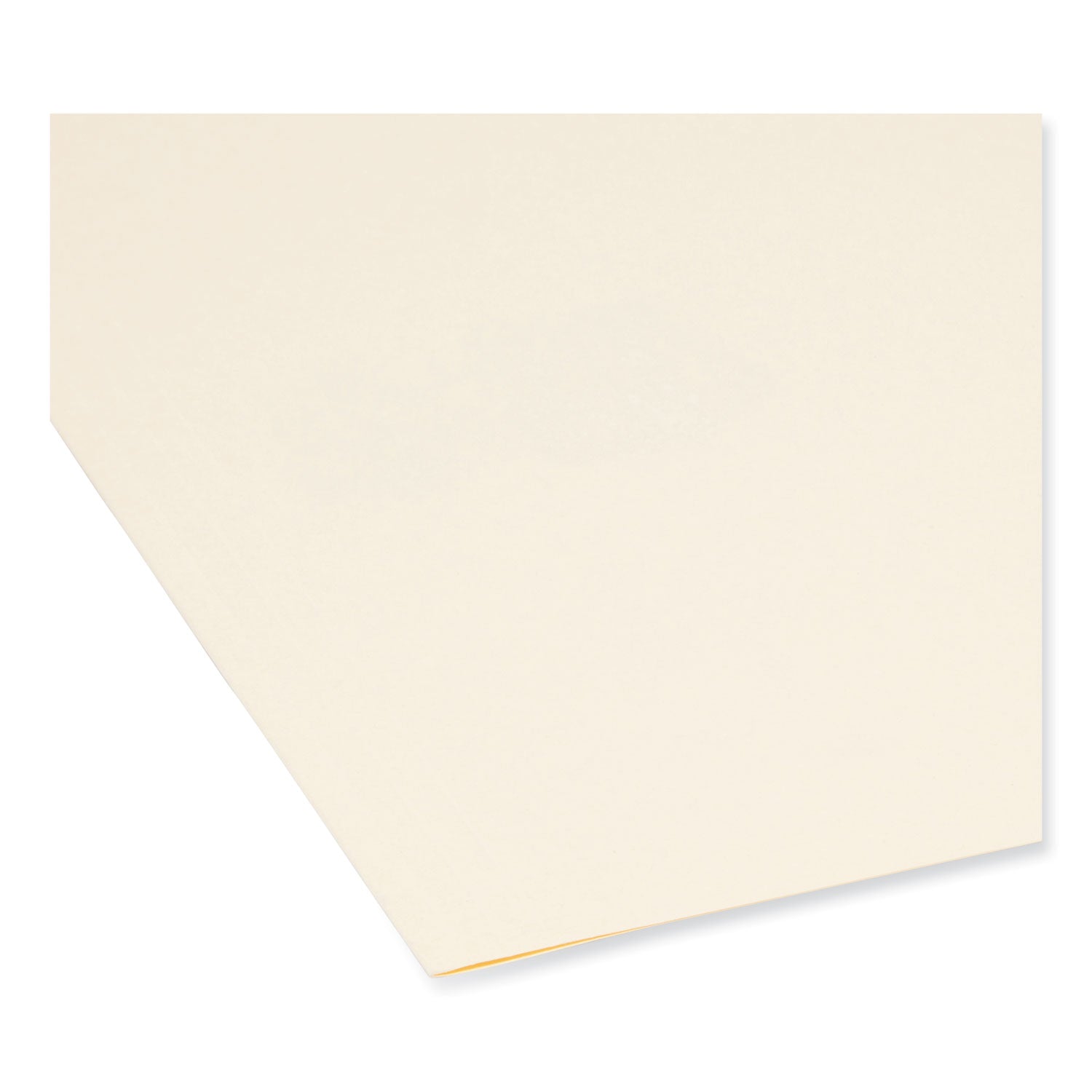 Smead SuperTab Reinforced Guide Height Top Tab Folders, 1/3-Cut Tabs: Assorted, Letter Size, 0.75" Expansion, Manila, 100/Box