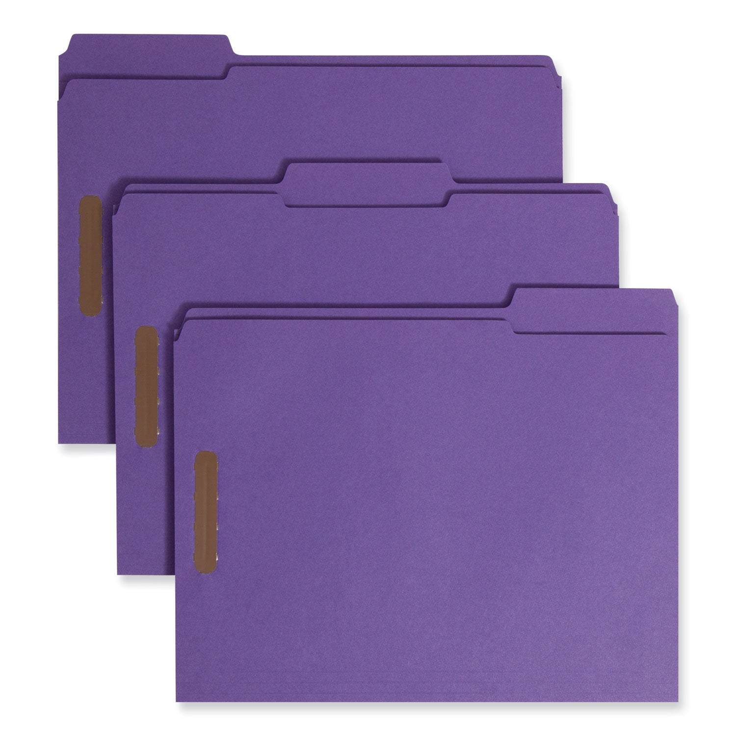 Fastener Folders | Smead Top Tab Purple Letter 50/Bx