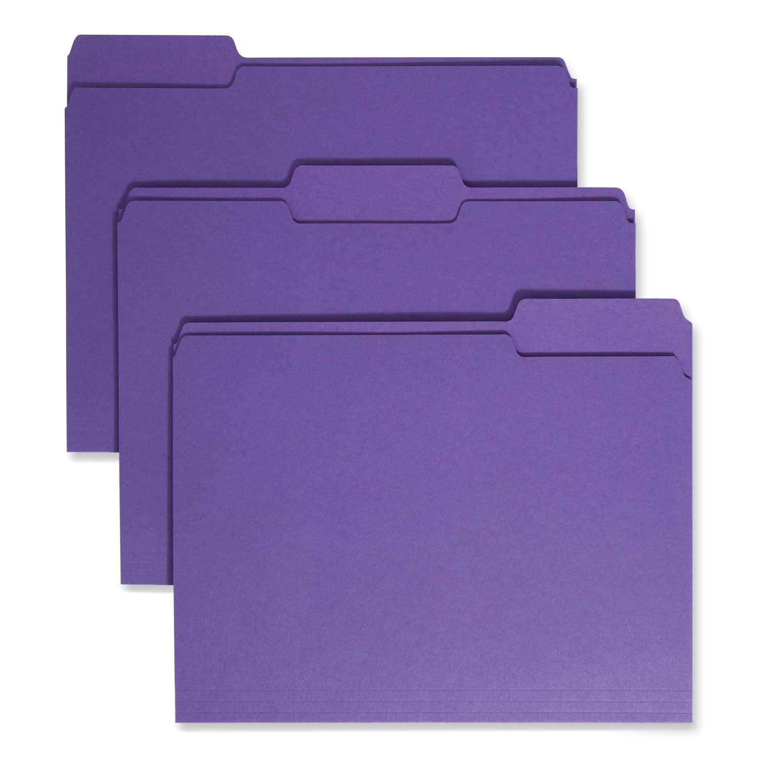 Colored File Folders | Smead 1/3-Cut Purple 100/Box