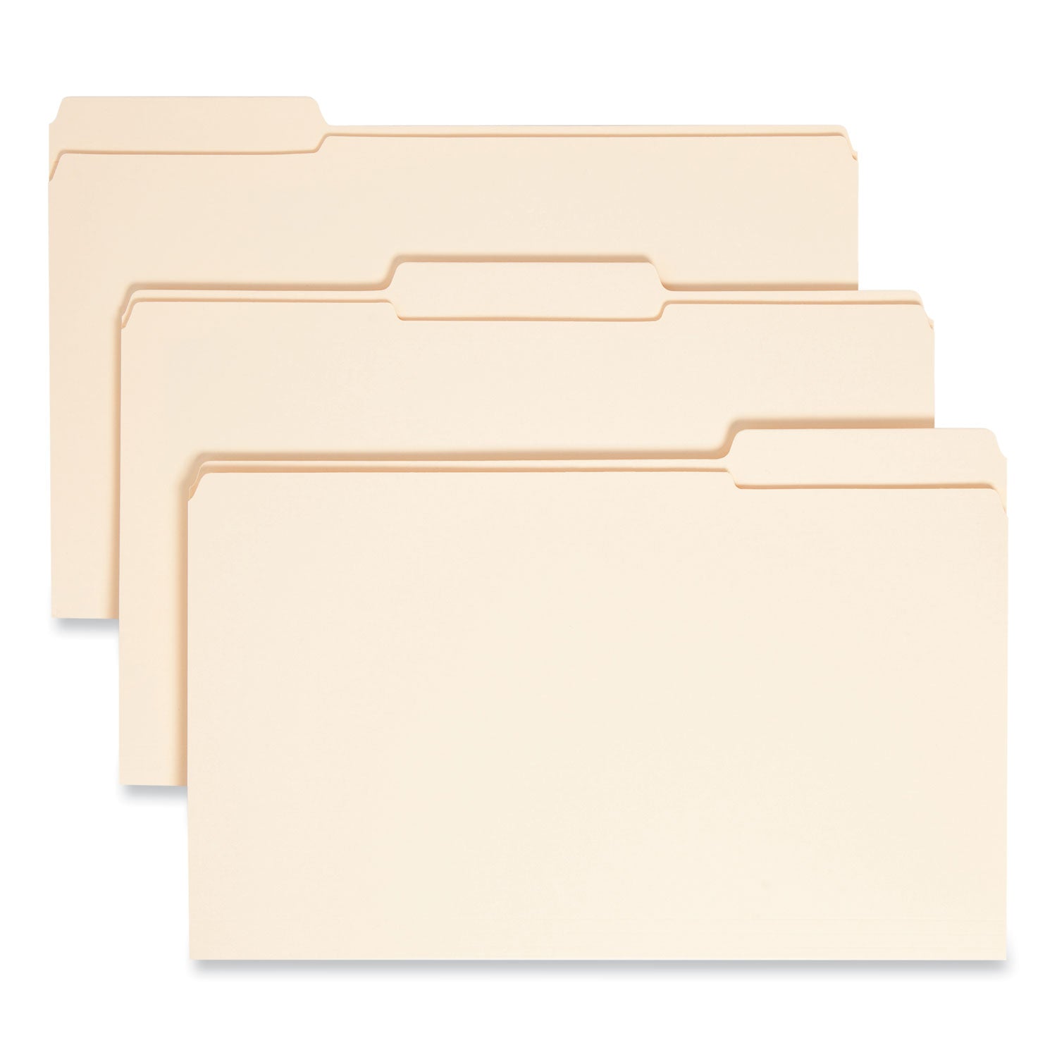 Manila File Folders | Smead Reinforced Legal 100/Bx