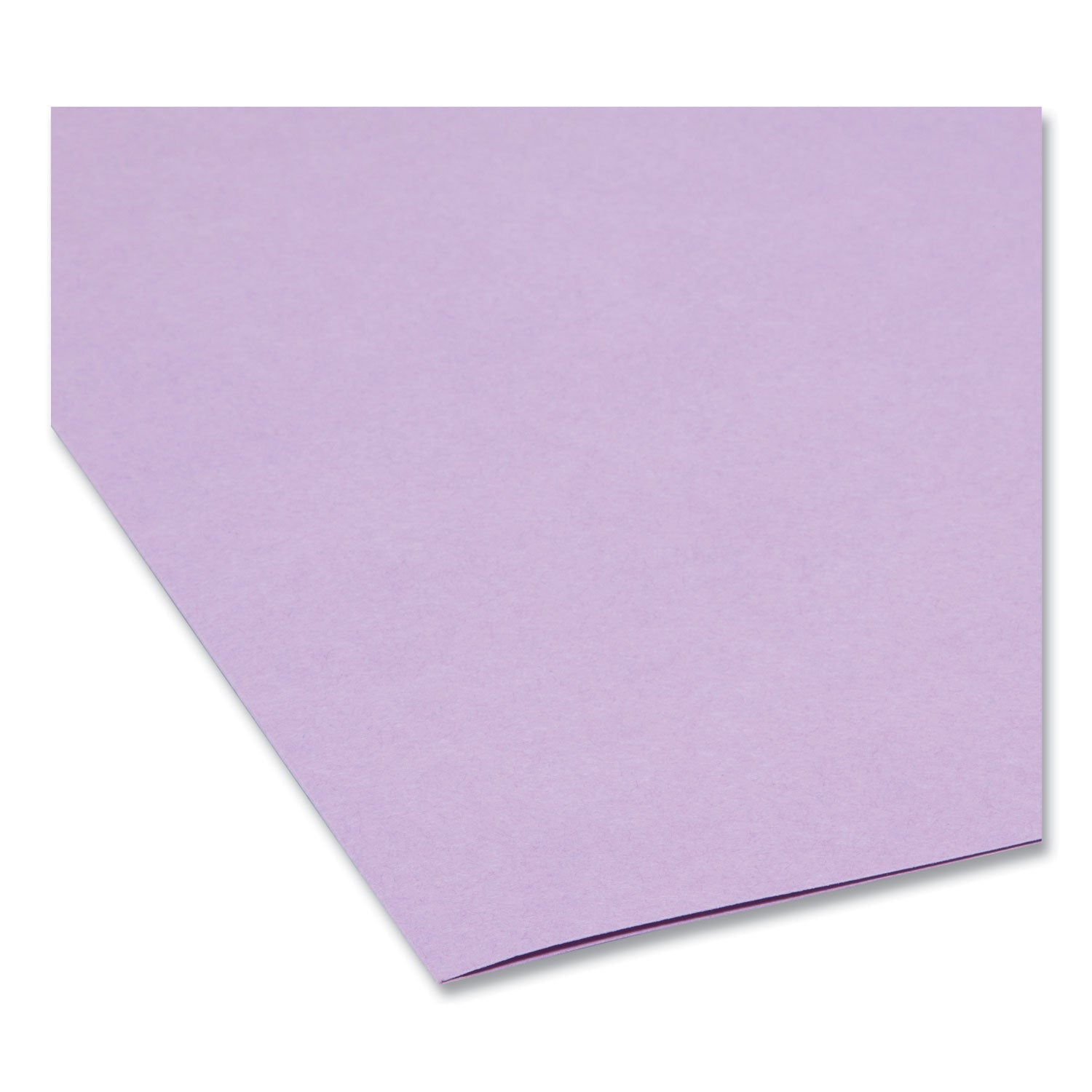 Smead Reinforced Top Tab Colored File Folders, Straight Tabs, Legal Size, 0.75" Expansion, Lavender, 100/Box