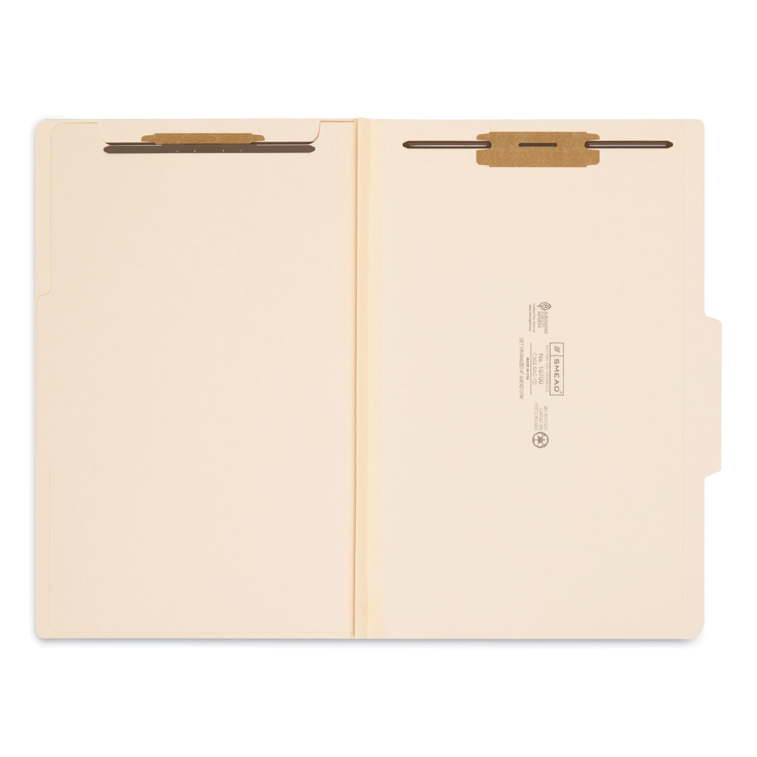 Classification Folders | Smead Four-Section Manila