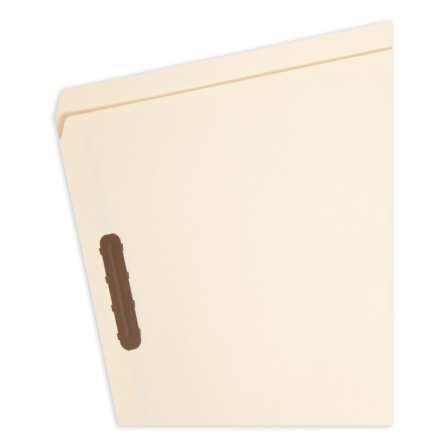 Smead Top Tab Fastener Folders, Straight Tabs, 0.75" Expansion, 2 Fasteners, Legal Size, Manila Exterior, 50/Box