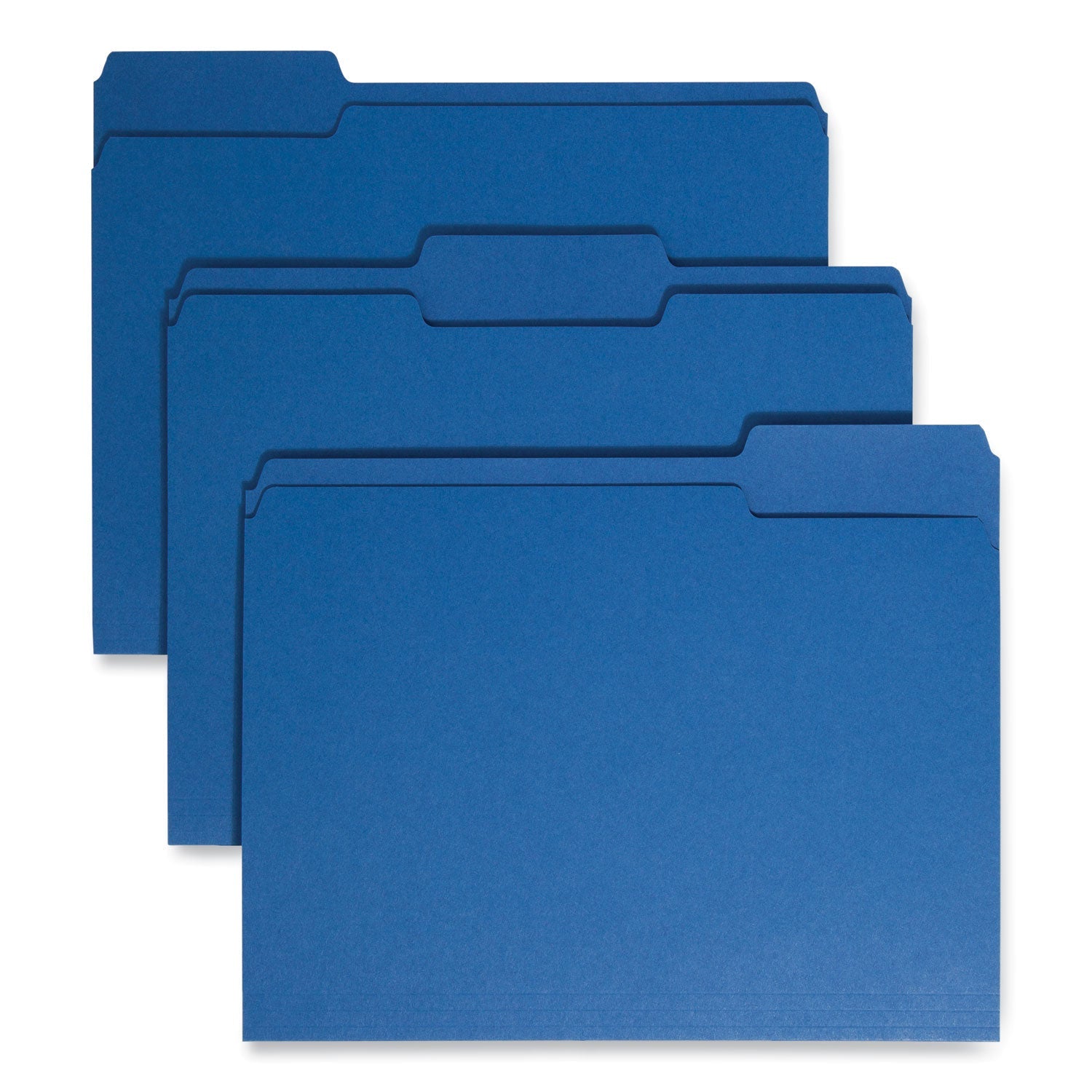 Colored File Folders | Smead 1/3-Cut Navy 100/Box