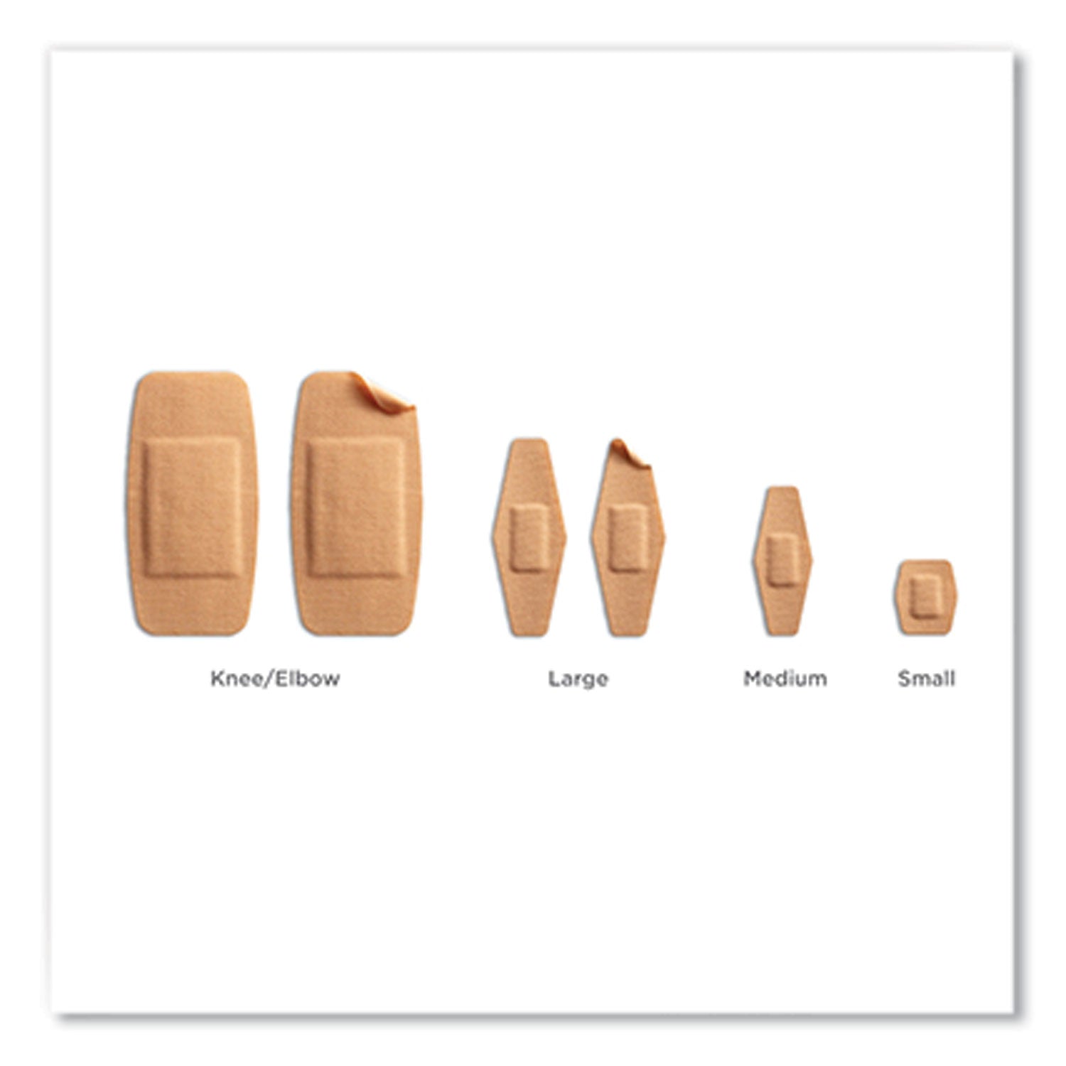 3M Nexcare™ DUO Bandages, Plastic, Assorted Sizes, 40/Pack