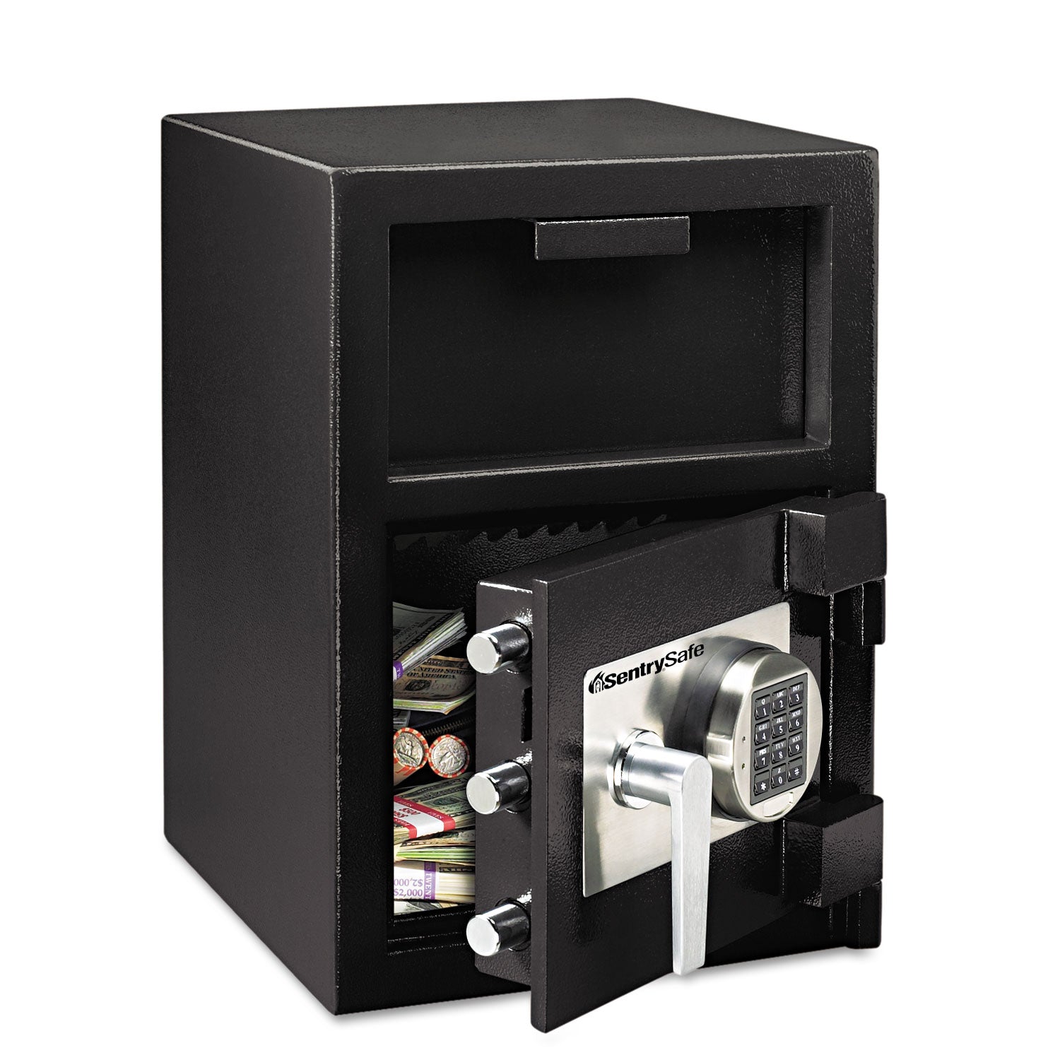 Sentry® Safe Digital Depository Safe, Extra Large, 1.3 Cu Ft, 14w X 15.6d X 24h, Black