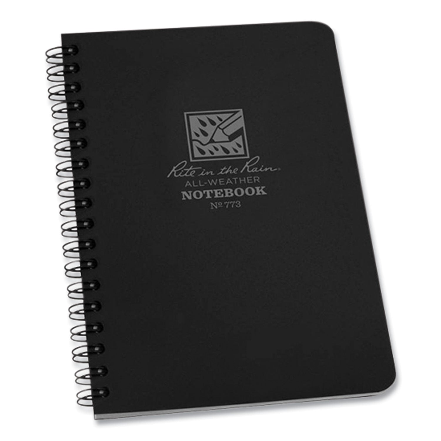 All-Weather Wire-O Notebook | Universal, Black