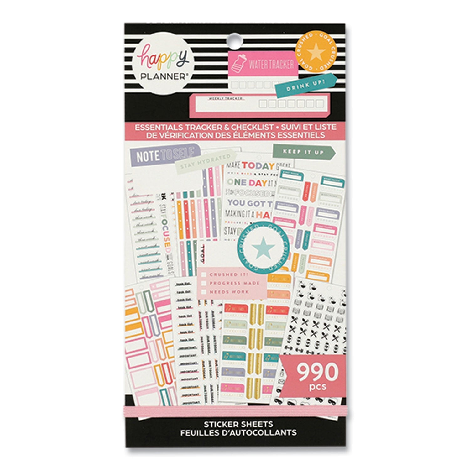 Essentials Tracker & Checklist Stickers | Happy Planner®