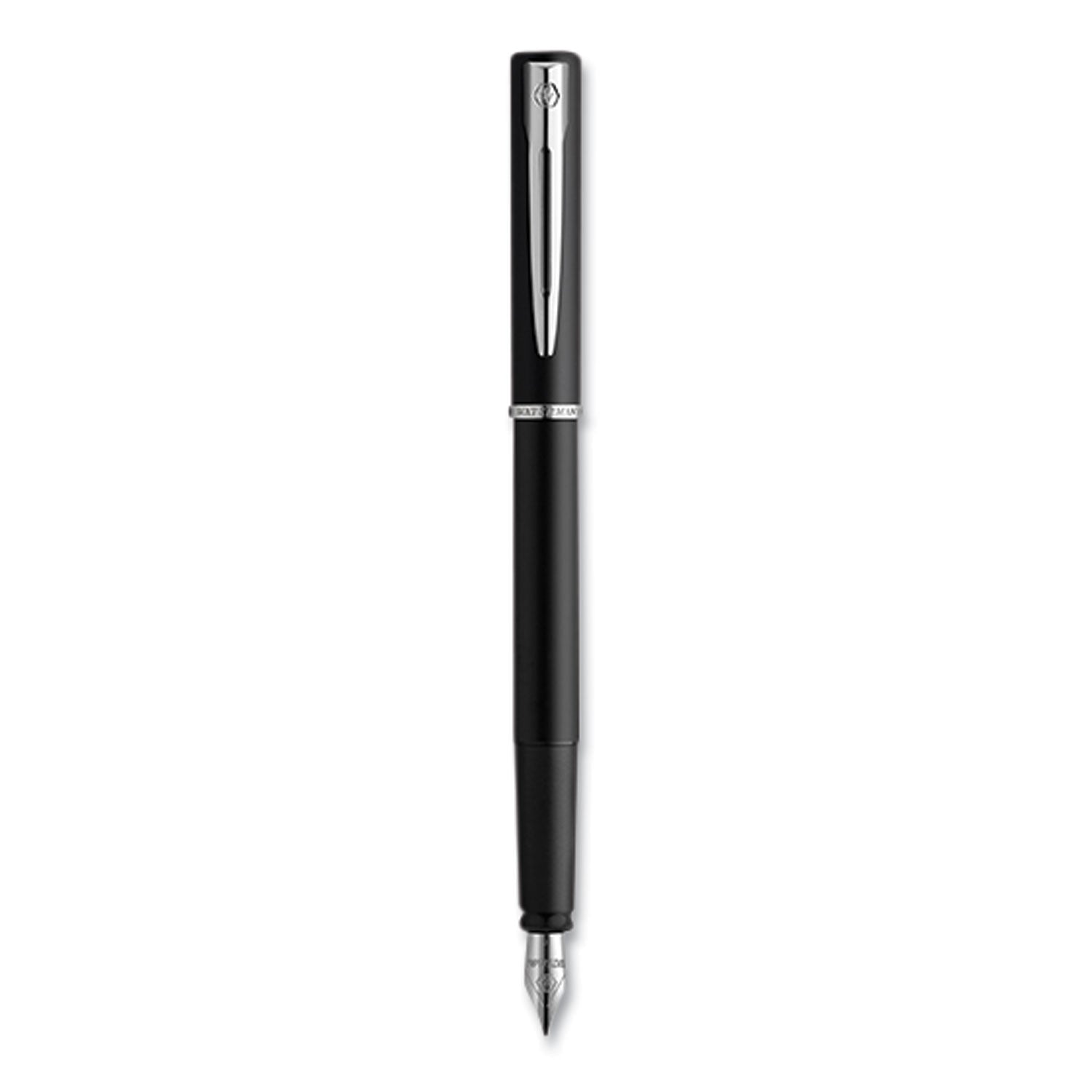 Allure Fountain Pen | Fine Point | Black/Silver