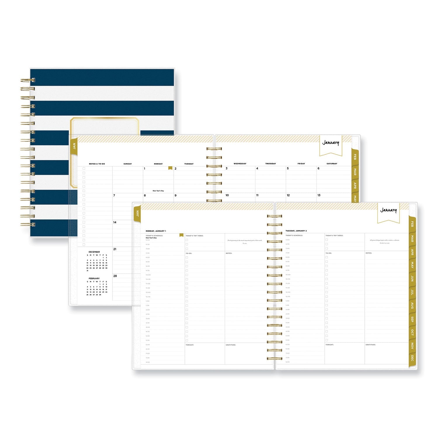 Day Designer Daily/Monthly Planner | 2025, 10x8