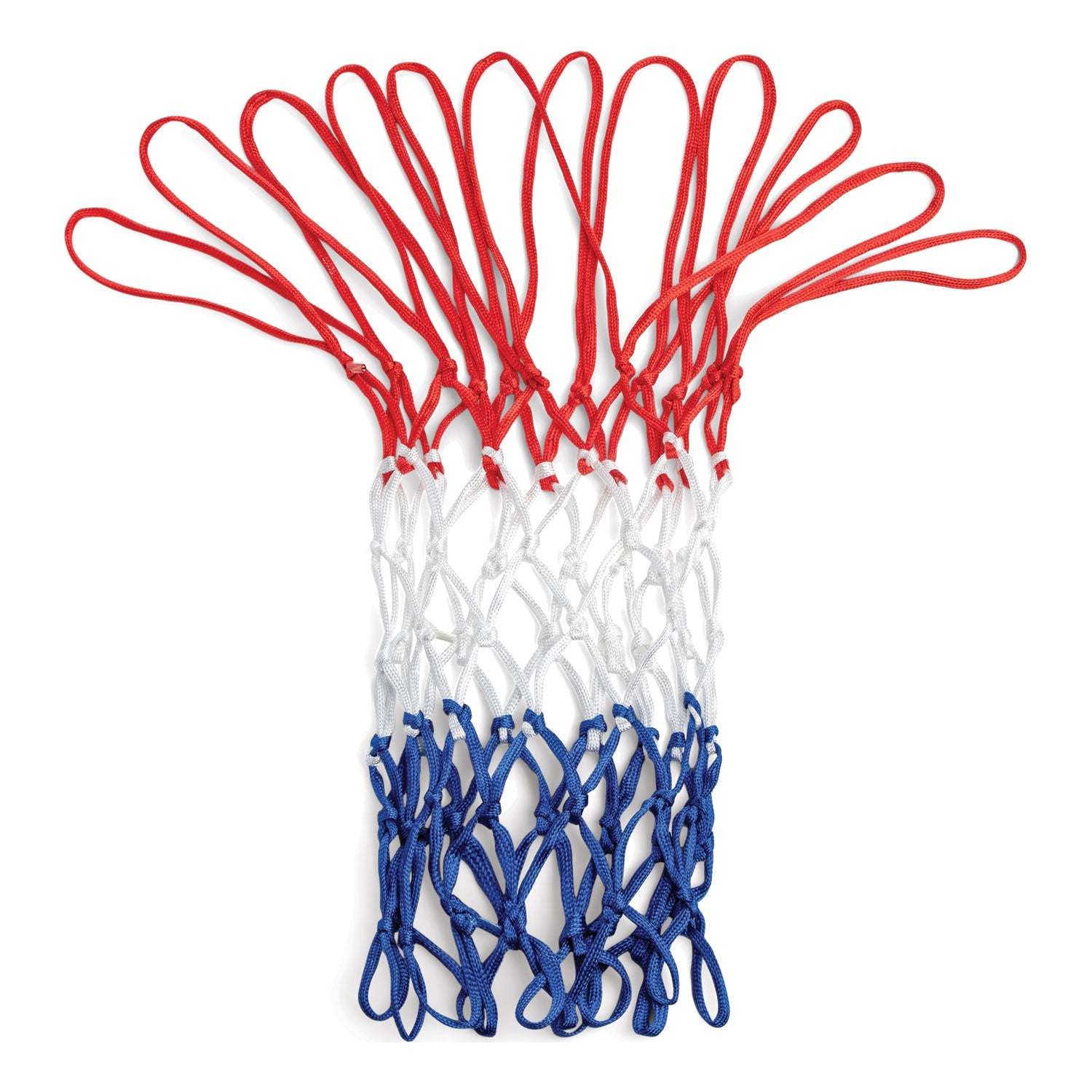 4 mm Economy Basketball Net | Red/White/Blue