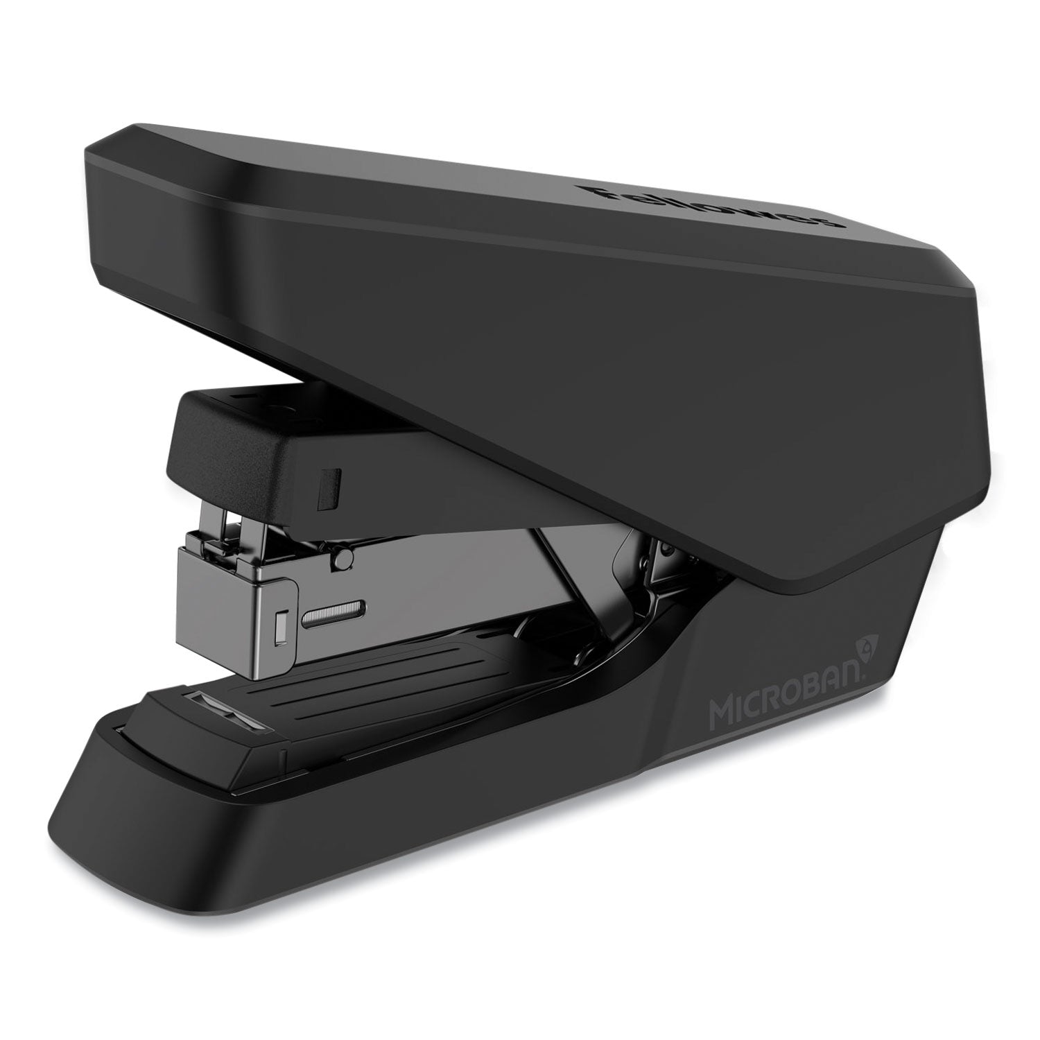 Fellowes® LX860 EasyPress Half Strip Stapler with Antimicrobial Protection, 40-Sheet Capacity, Black