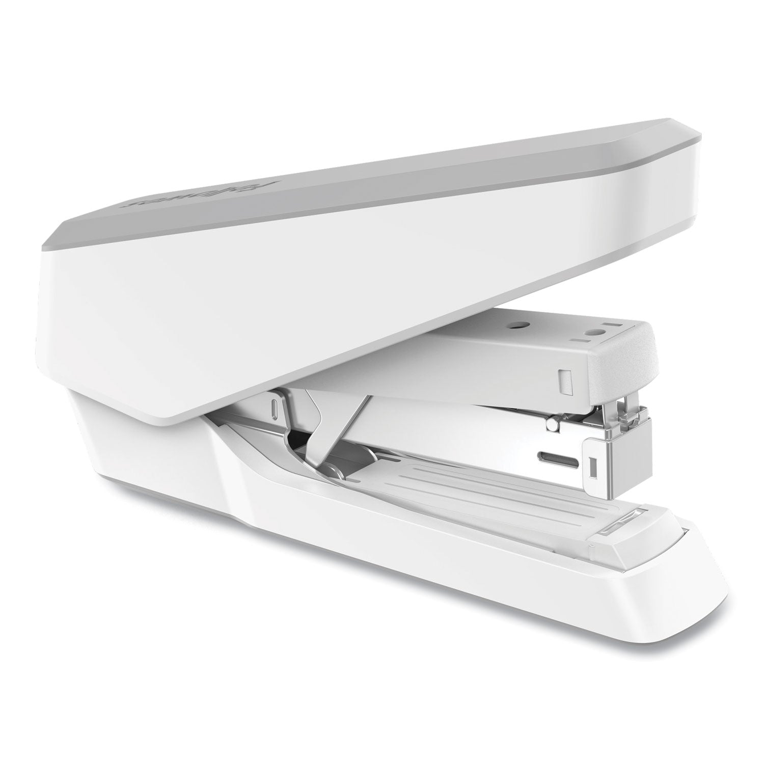 Fellowes® LX870 EasyPress Stapler with Antimicrobial Protection, 40-Sheet Capacity, Gray/White