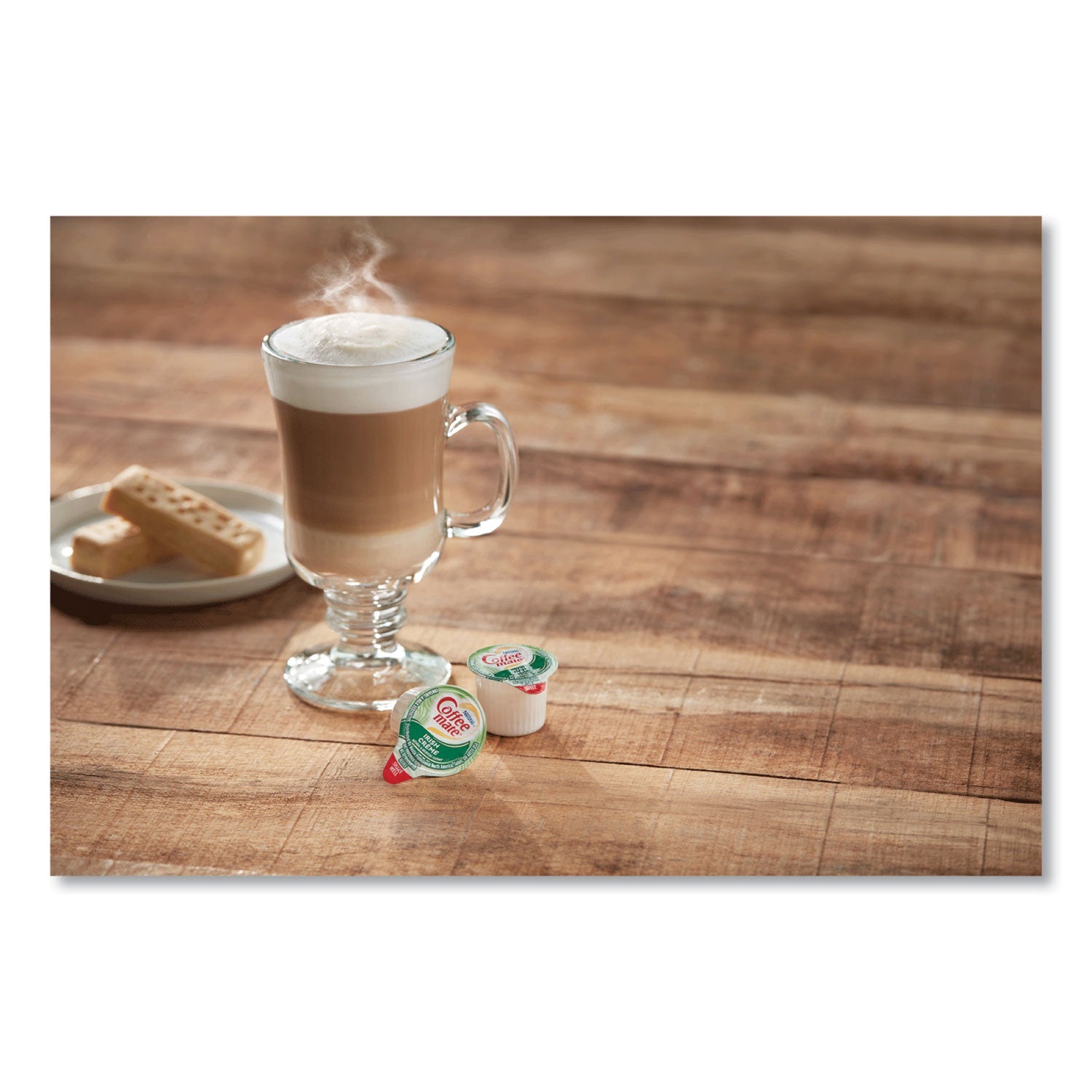 Coffee mate® Bulk Liquid Coffee Creamer, Irish Cream, 0.38 oz Mini Cups, 180/Carton