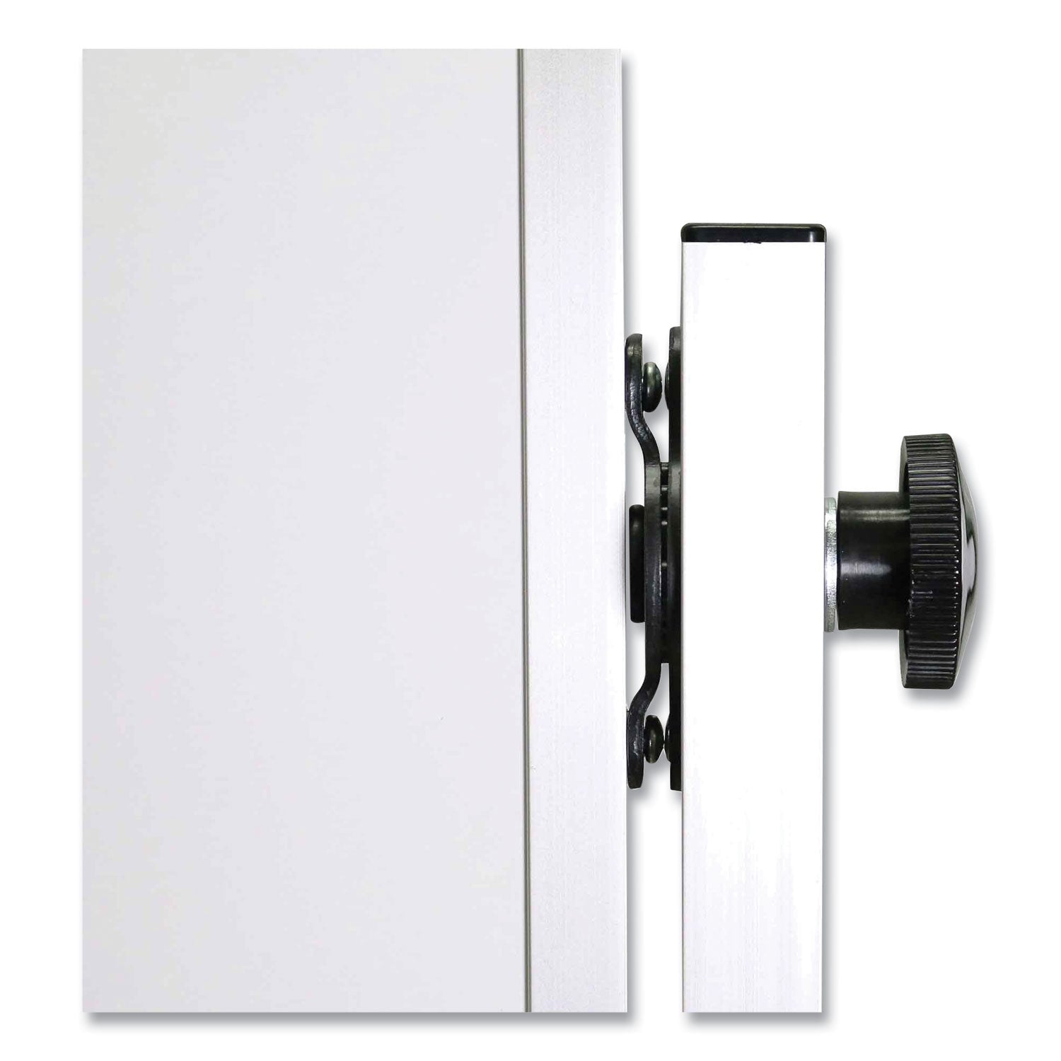 Ghent Reversible Magnetic Porcelain Whiteboard with Aluminum Frame, 36" x 48", White Surface, Satin Aluminum Frame