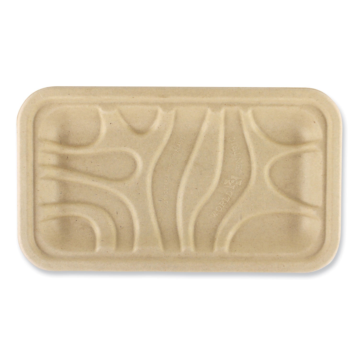 Compostable Fiber Trays | Natural | 500-Carton