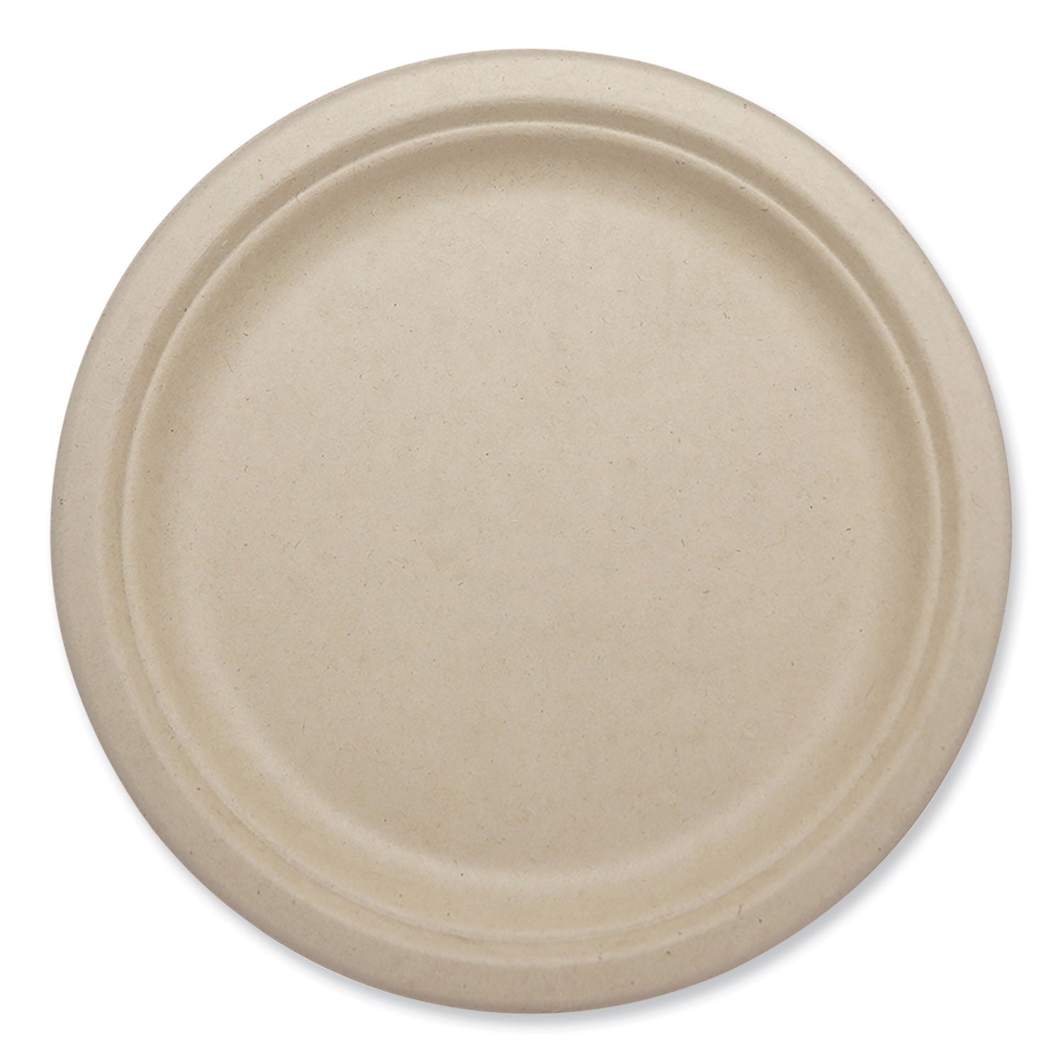 Compostable Fiber Plates | 9" | Natural | 1000-Ct