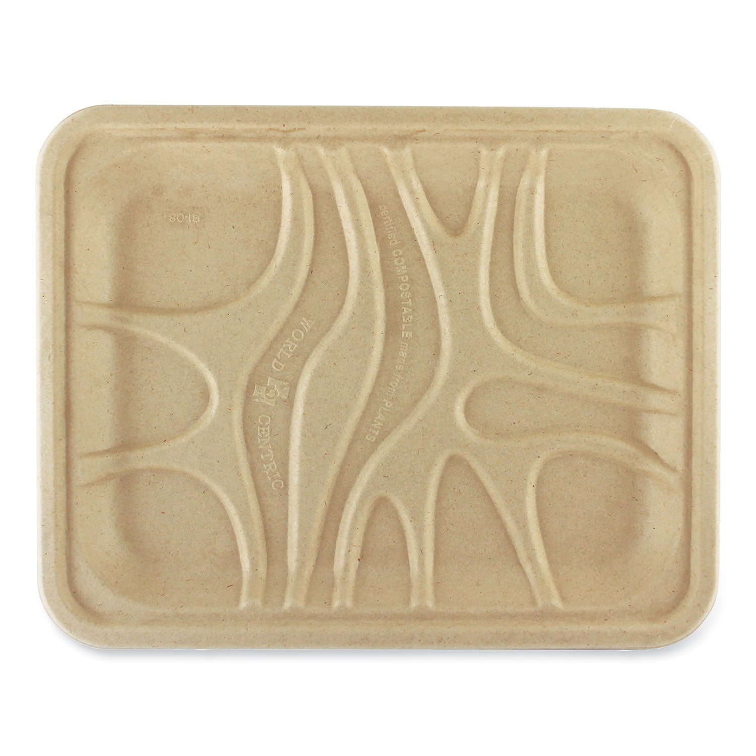 Compostable Fiber Trays | Natural | 500-Carton