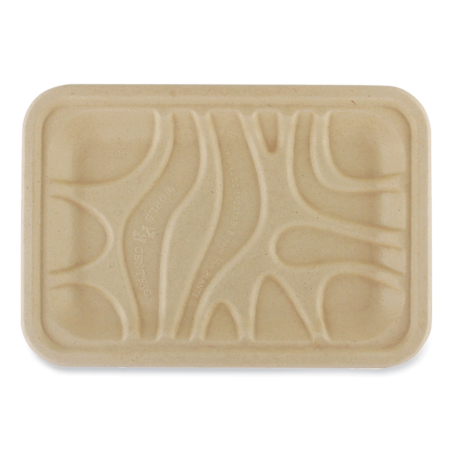 Compostable Fiber Trays | Natural | 500-Carton