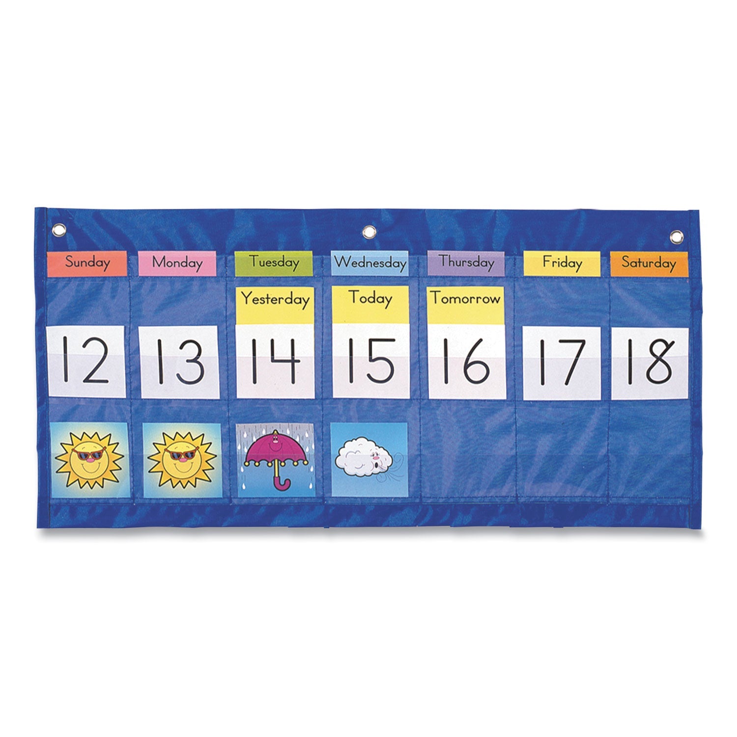 Weekly Calendar Chart | Carson-Dellosa 21-Pocket