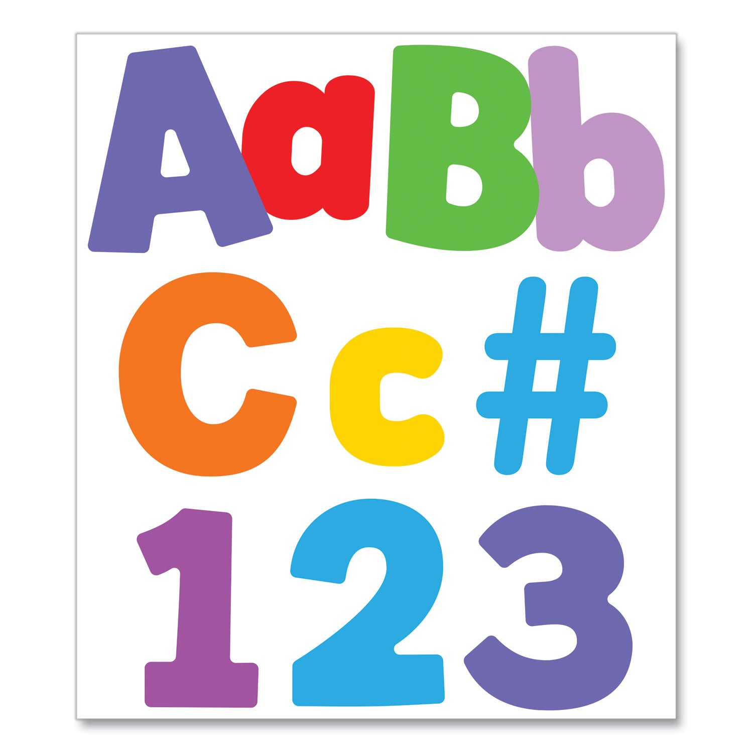 EZ Letter Combo Packs | Carson-Dellosa Color Splash