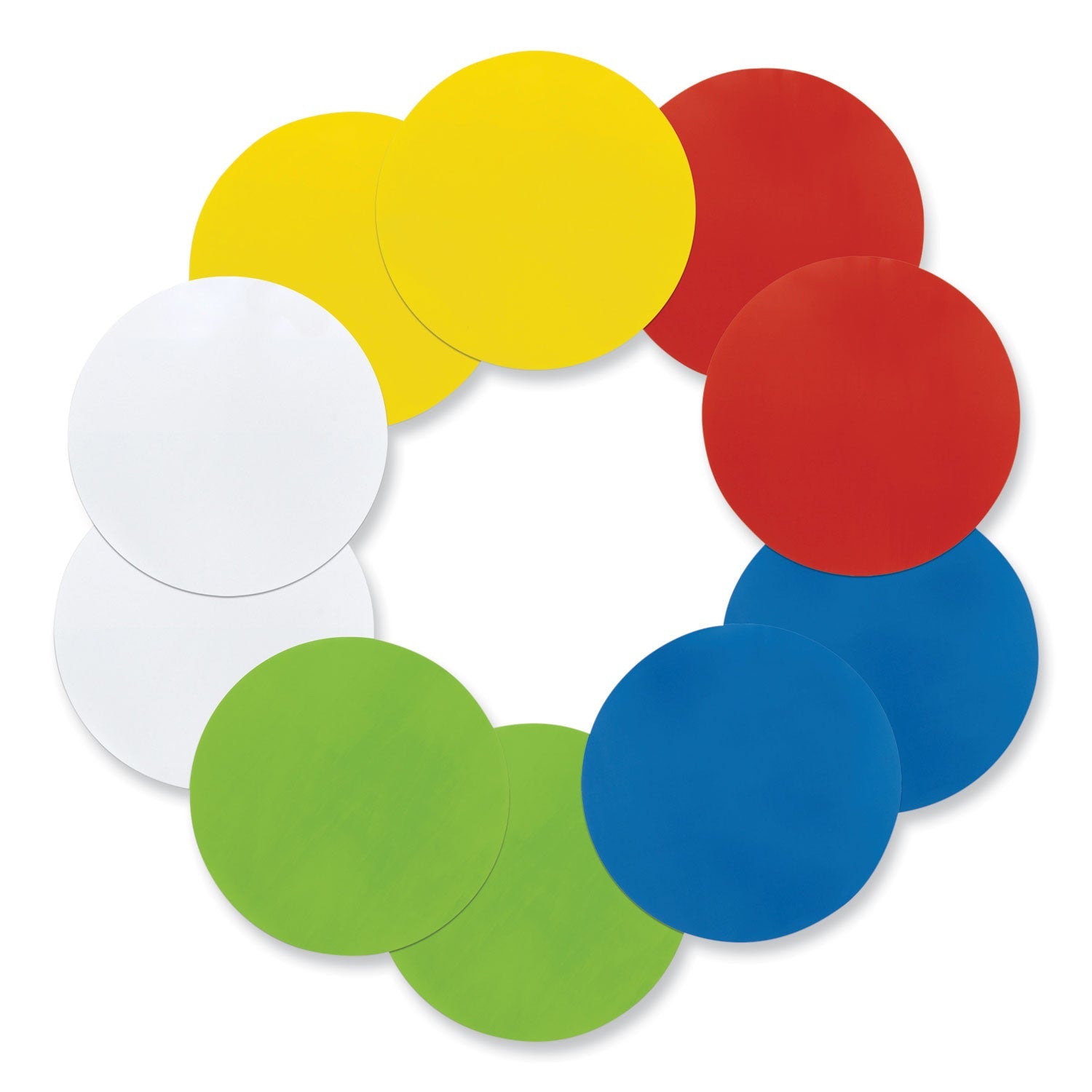 Pacon Self Stick Dry Erase Circles | 10-Pack