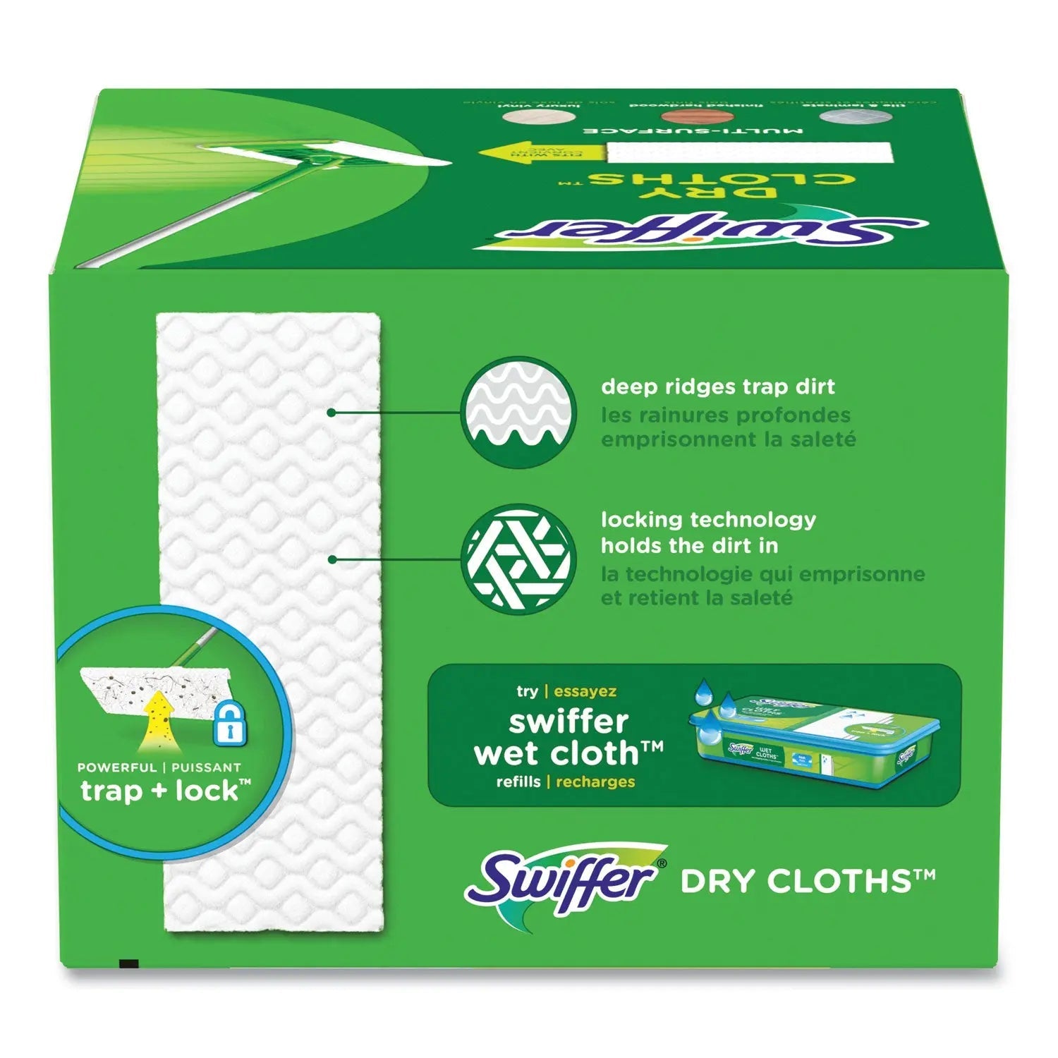 Swiffer® Dry Refill Cloths. 8 x 10.4, White, 32 Box, 4 Boxes/Carton