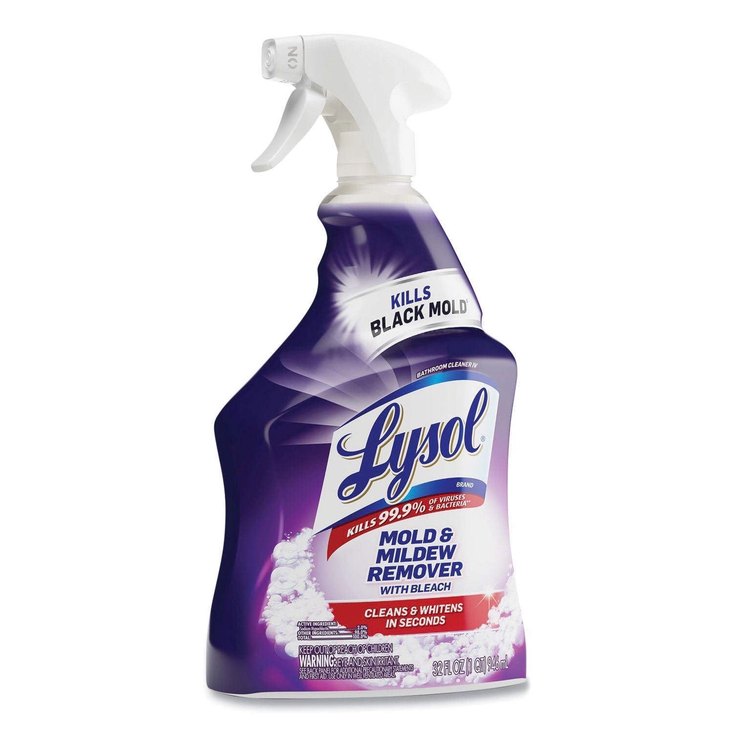 LYSOL® Brand Mold And Mildew Remover With Bleach, Ready To Use, 32 Oz Spray Bottle