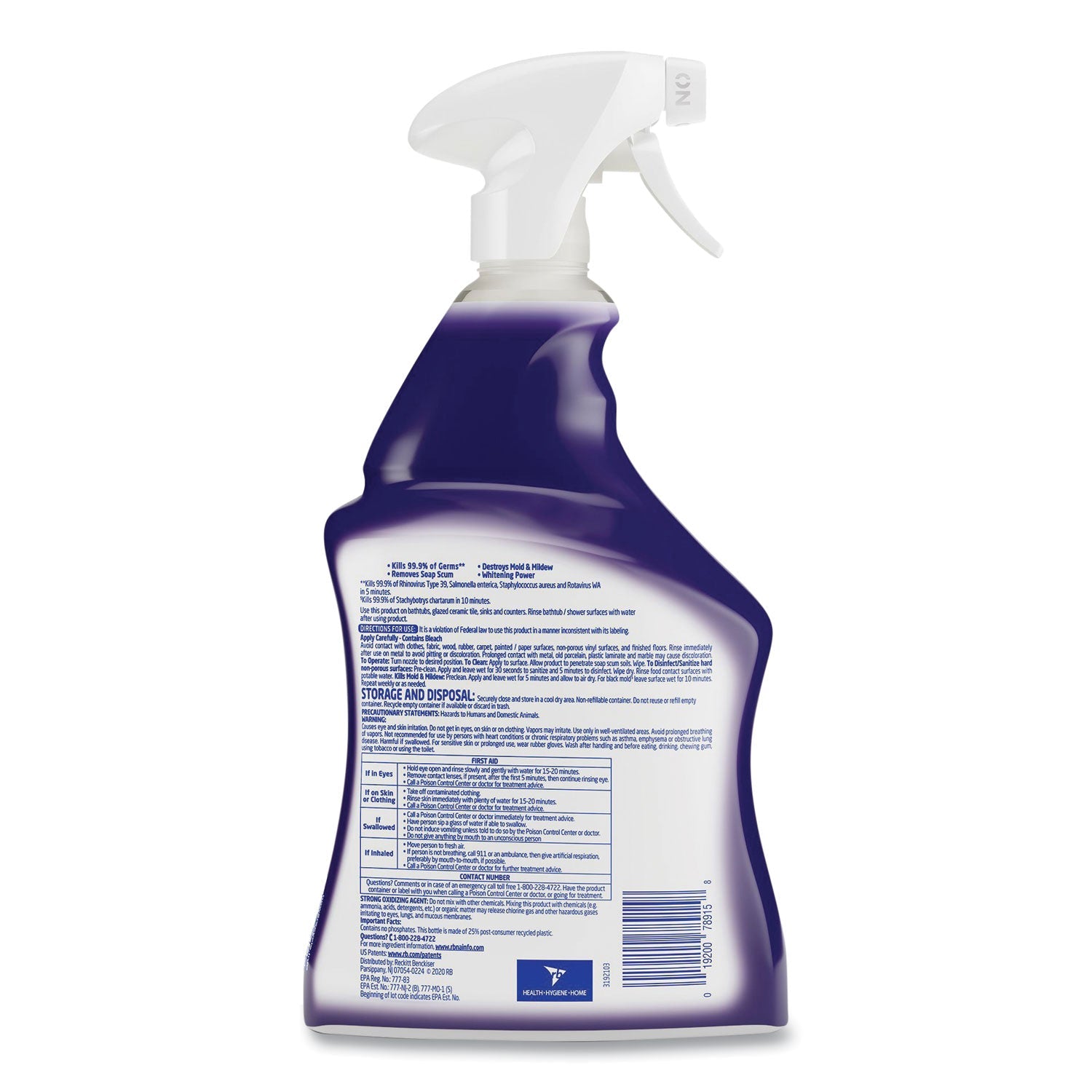 LYSOL® Brand Mold And Mildew Remover With Bleach, Ready To Use, 32 Oz Spray Bottle