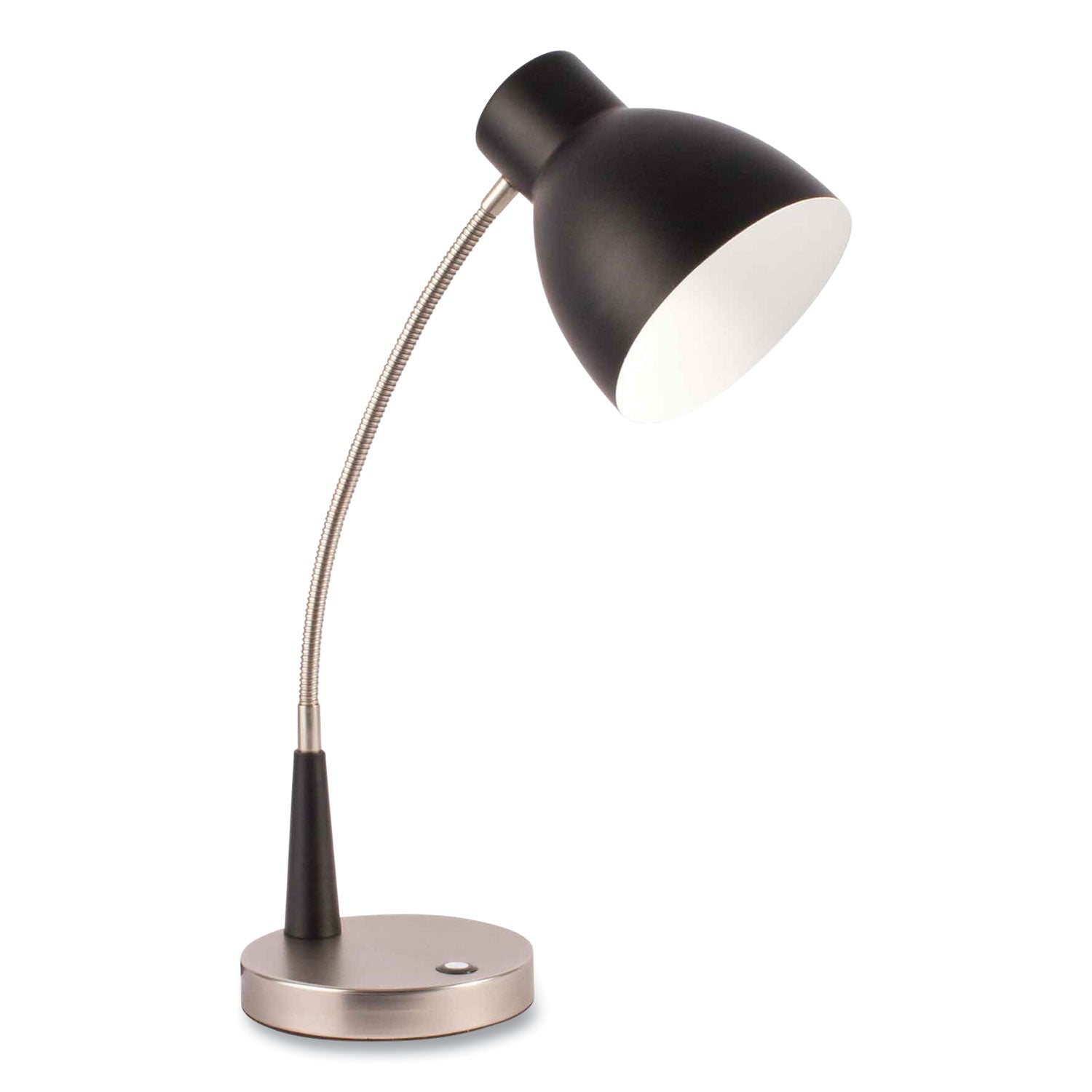 OttLite Adjust LED Desk Lamp | Silver/Matte Black