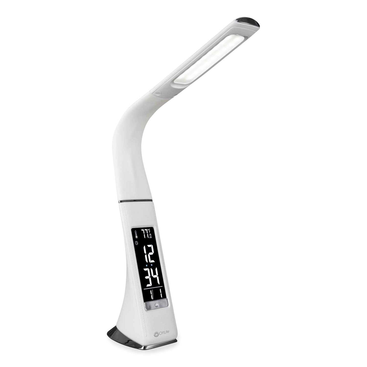 OttLite Sanitizing Thrive LED Desk Lamp w/ Clock