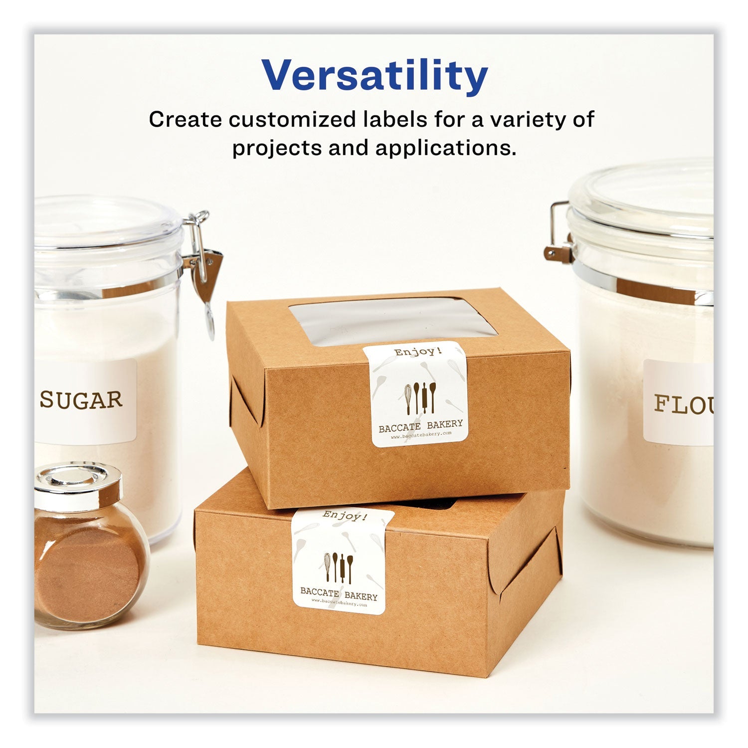 Avery® Laser/inkjet 3.5" Diskette Labels, White, 375/pack