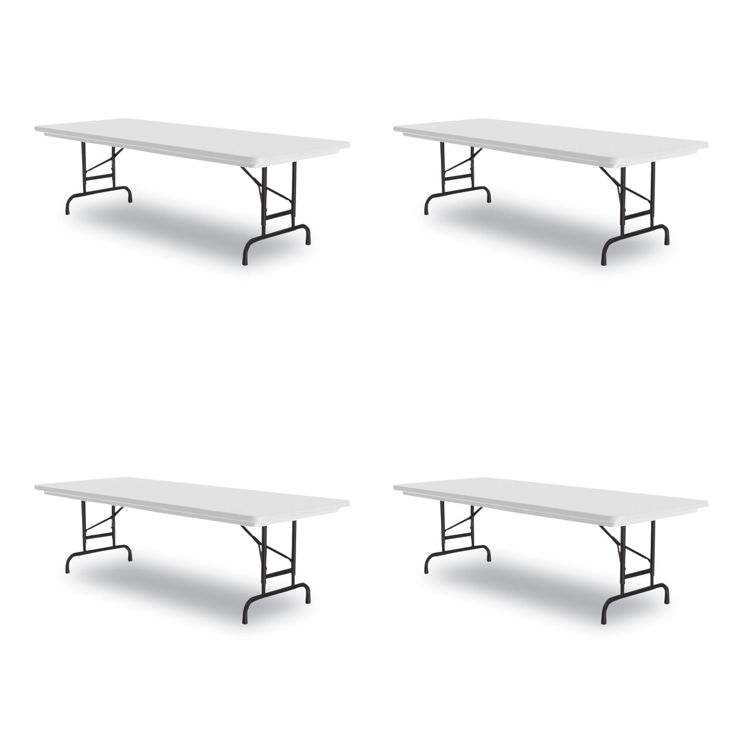 Adjustable Folding Tables | 60" Gray 4/Pallet