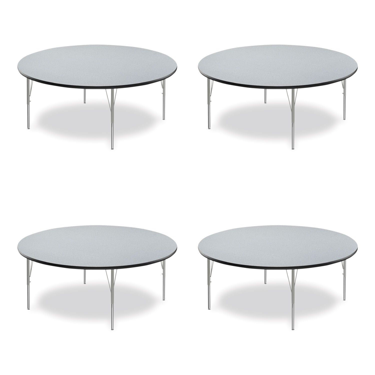 Adjustable Activity Tables | 60" Round Gray